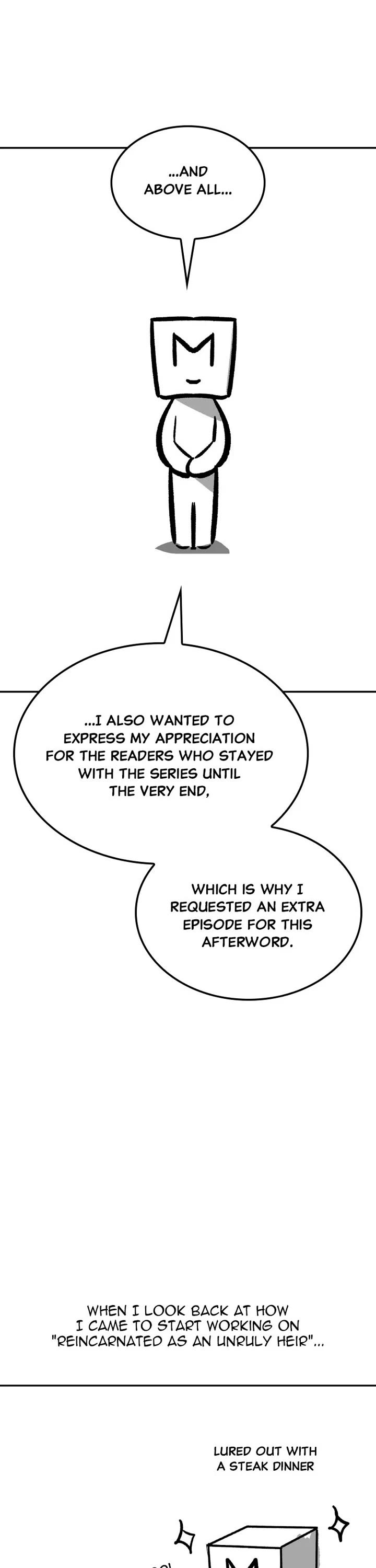 I Reincarnated as the Crazed Heir Chapter 198 page 3 - Chapter 198: Afterword [END]