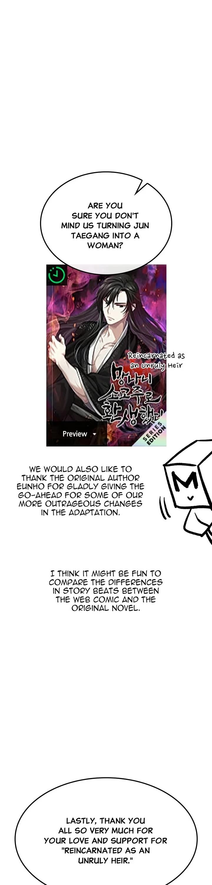 I Reincarnated as the Crazed Heir Chapter 198 page 33 - Chapter 198: Afterword [END]