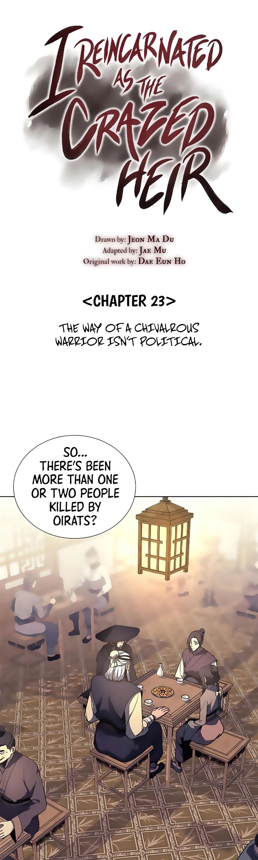 I Reincarnated as the Crazed Heir Chapter 23 page 24 - Chapter 23