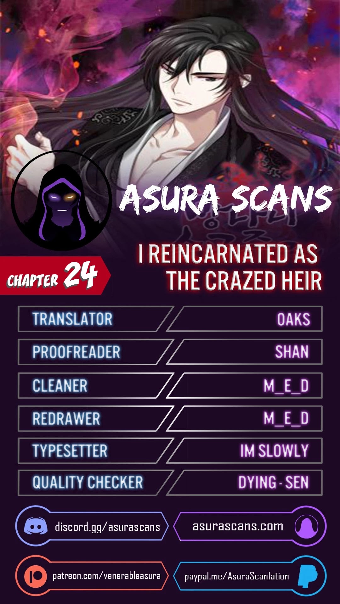 I Reincarnated as the Crazed Heir Chapter 24 page 1 - Chapter 24