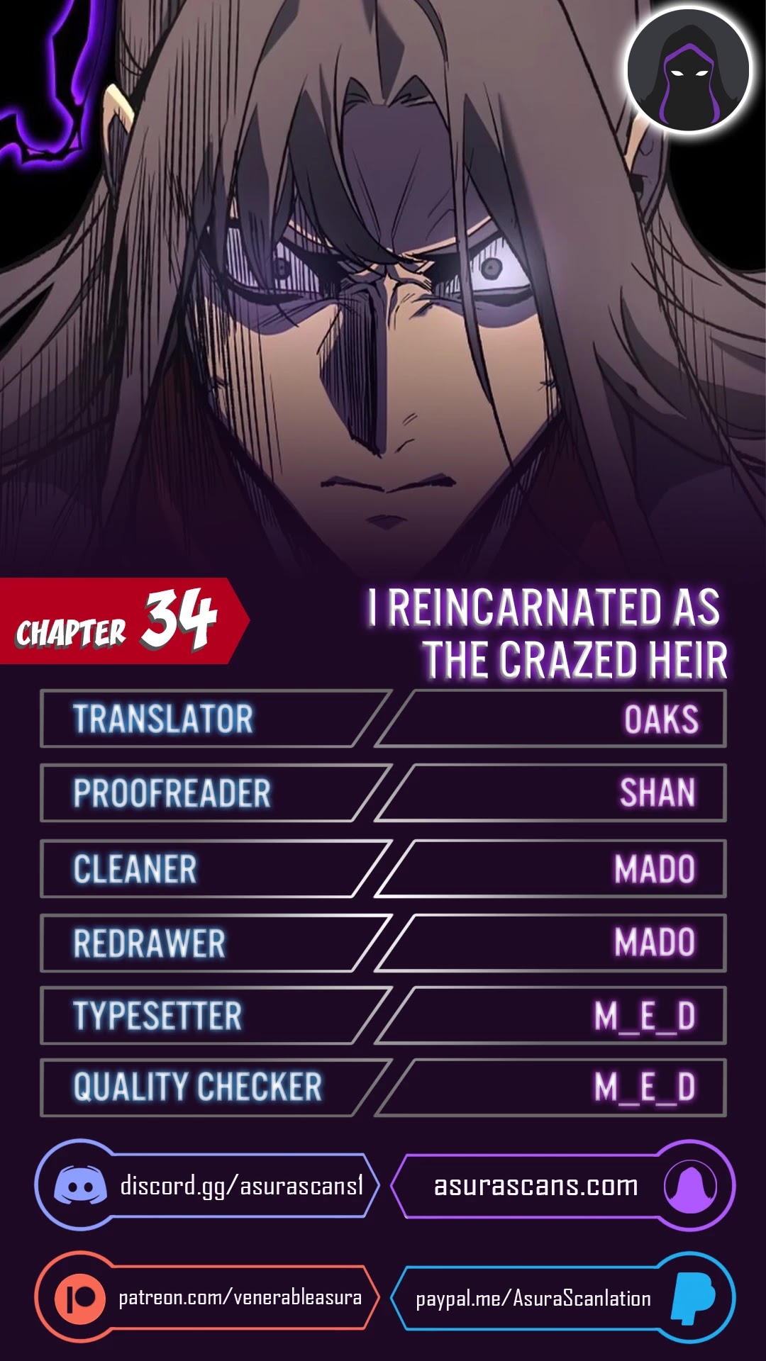 I Reincarnated as the Crazed Heir Chapter 34 page 1 - Chapter 34