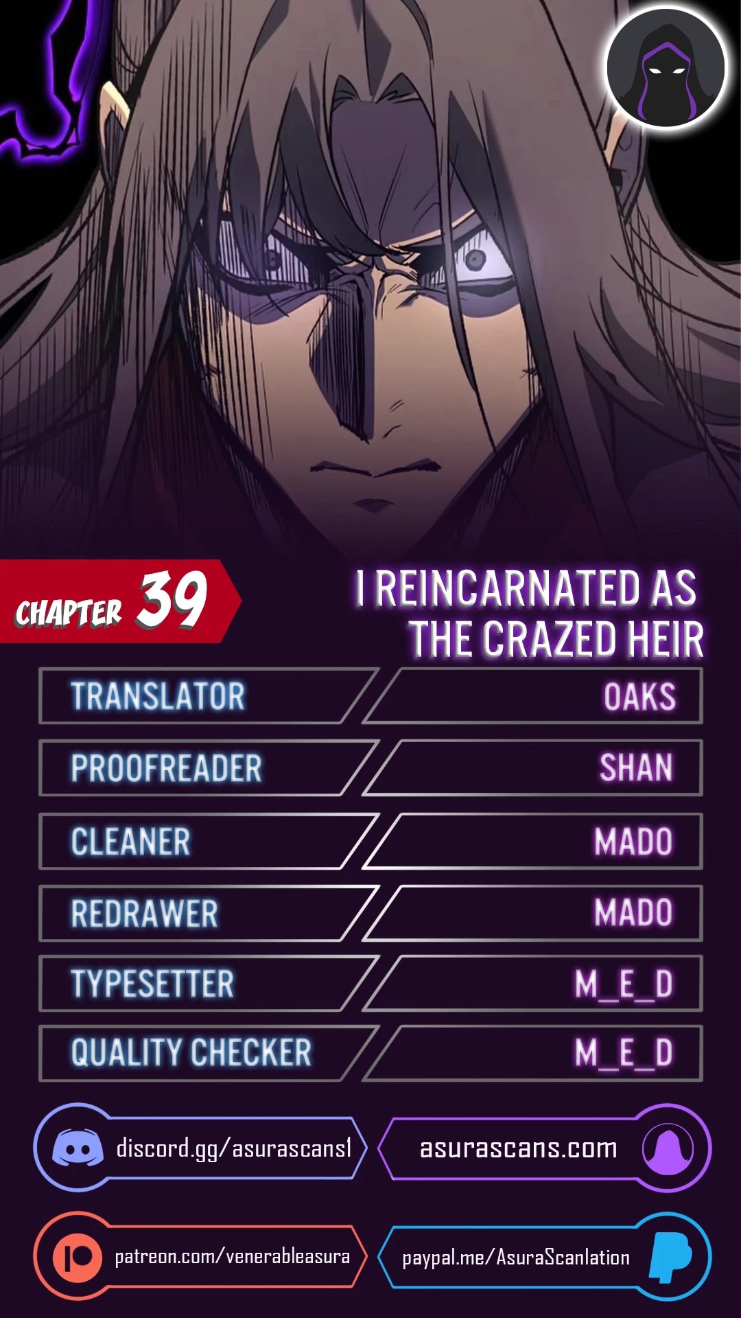 I Reincarnated as the Crazed Heir Chapter 39 page 1 - Chapter 39