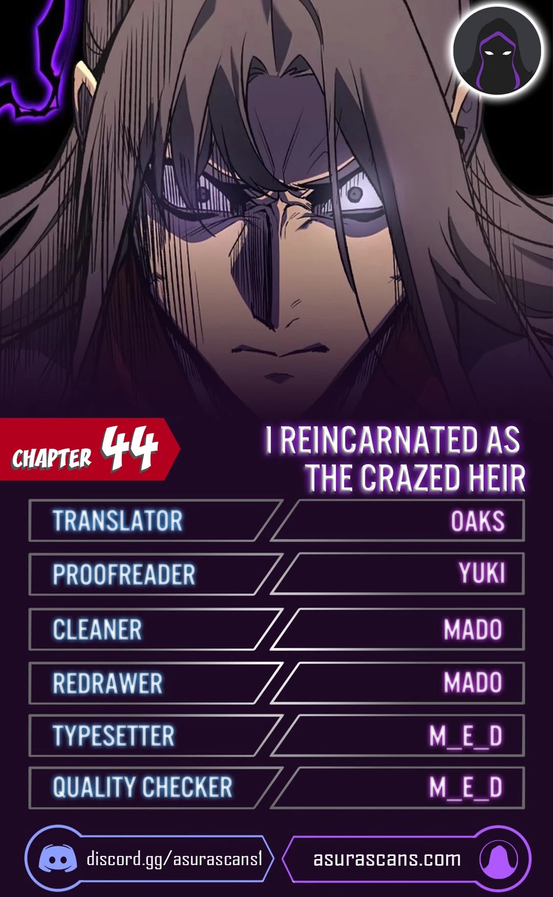 I Reincarnated as the Crazed Heir Chapter 44 page 1 - Chapter 44