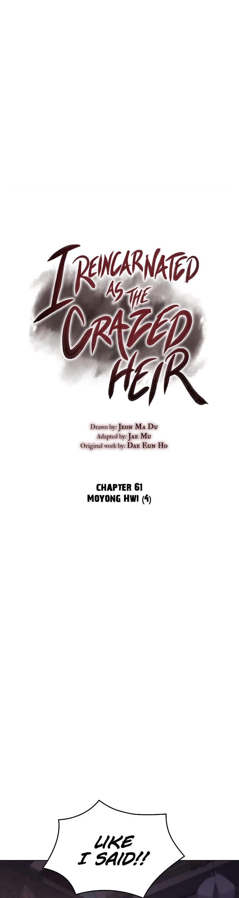 I Reincarnated as the Crazed Heir Chapter 61 page 47 - Chapter 61: Moyong Hwi (4)