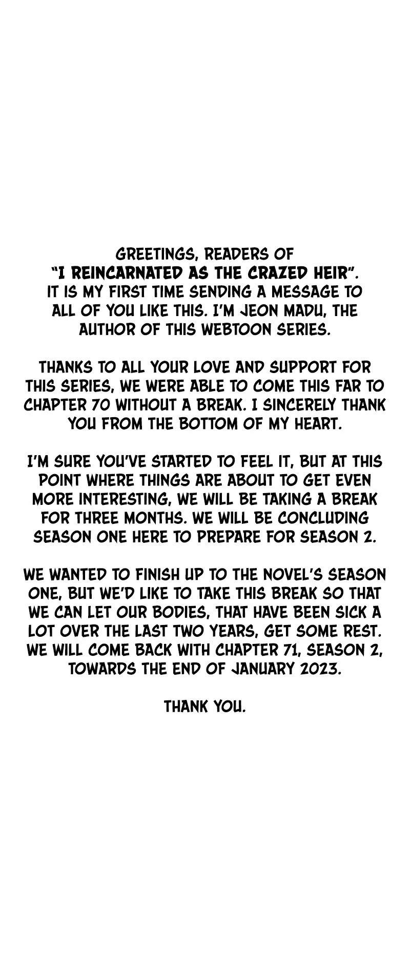 I Reincarnated as the Crazed Heir Chapter 70 page 86 - Chapter 70: Reunion (3): S1 END