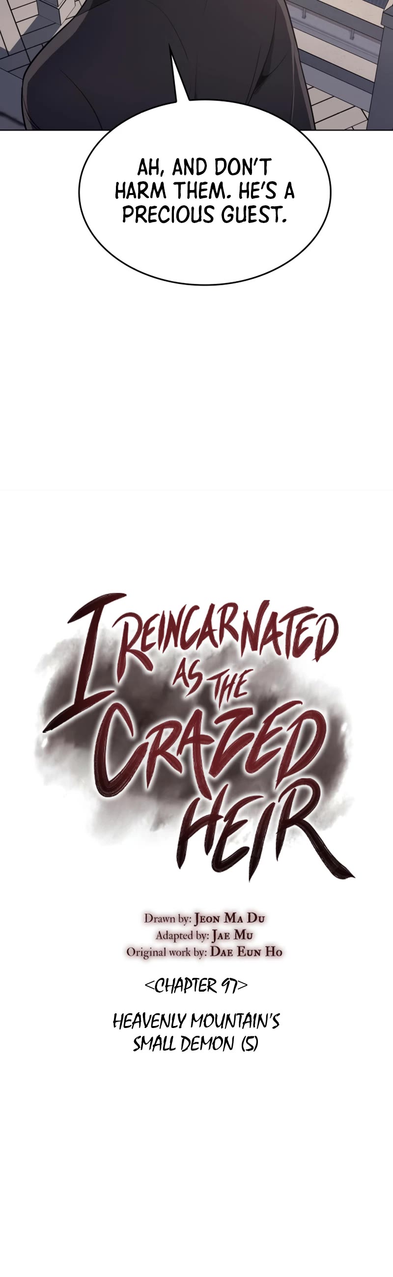 I Reincarnated as the Crazed Heir Chapter 97 page 6 - Chapter 97