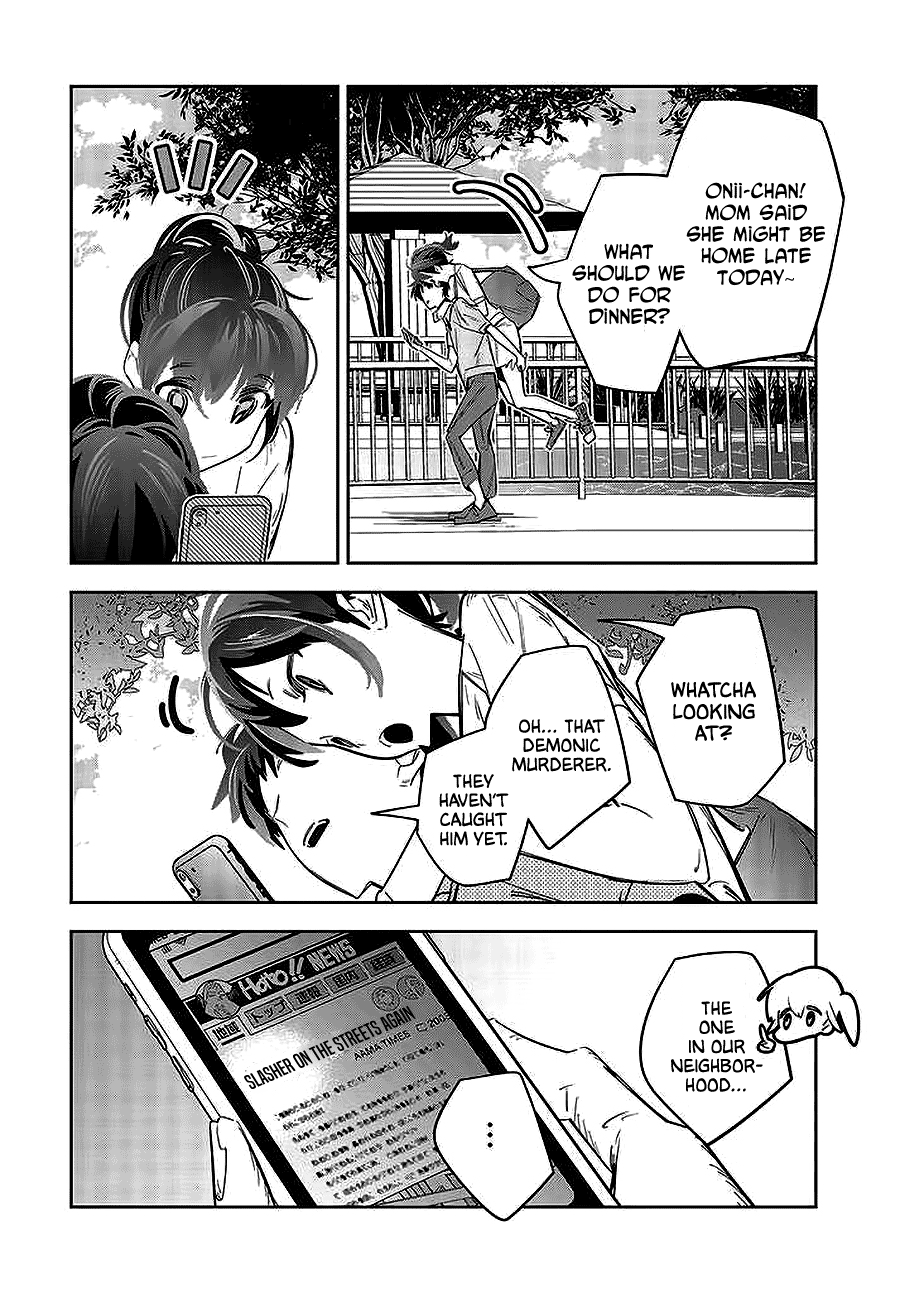 I Reincarnated as the Little Sister of a Death Game Manga's Murder Mastermind and Failed Chapter 1 page 14 - Chapter 1