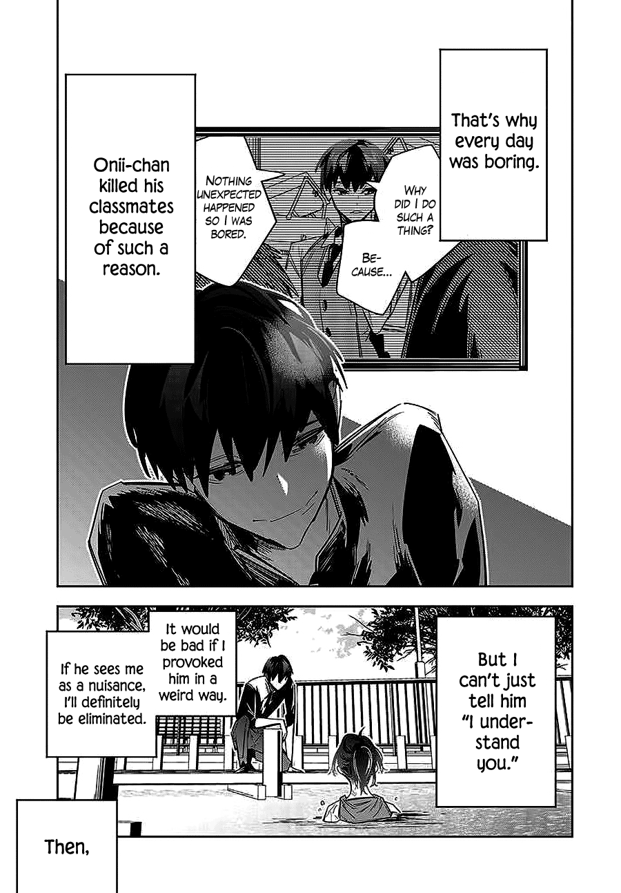 I Reincarnated as the Little Sister of a Death Game Manga's Murder Mastermind and Failed Chapter 1 page 45 - Chapter 1