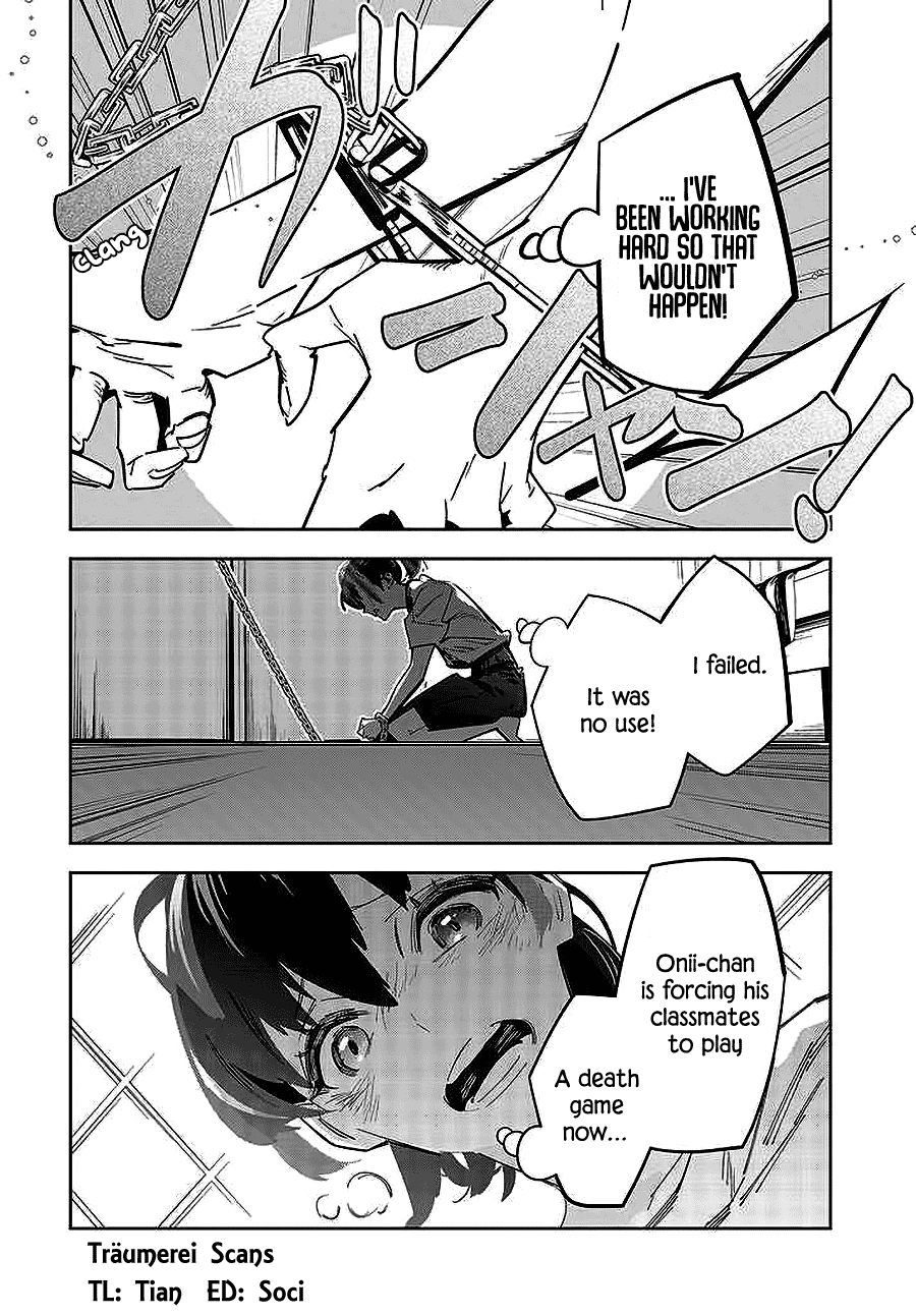 I Reincarnated as the Little Sister of a Death Game Manga's Murder Mastermind and Failed Chapter 1 page 7 - Chapter 1