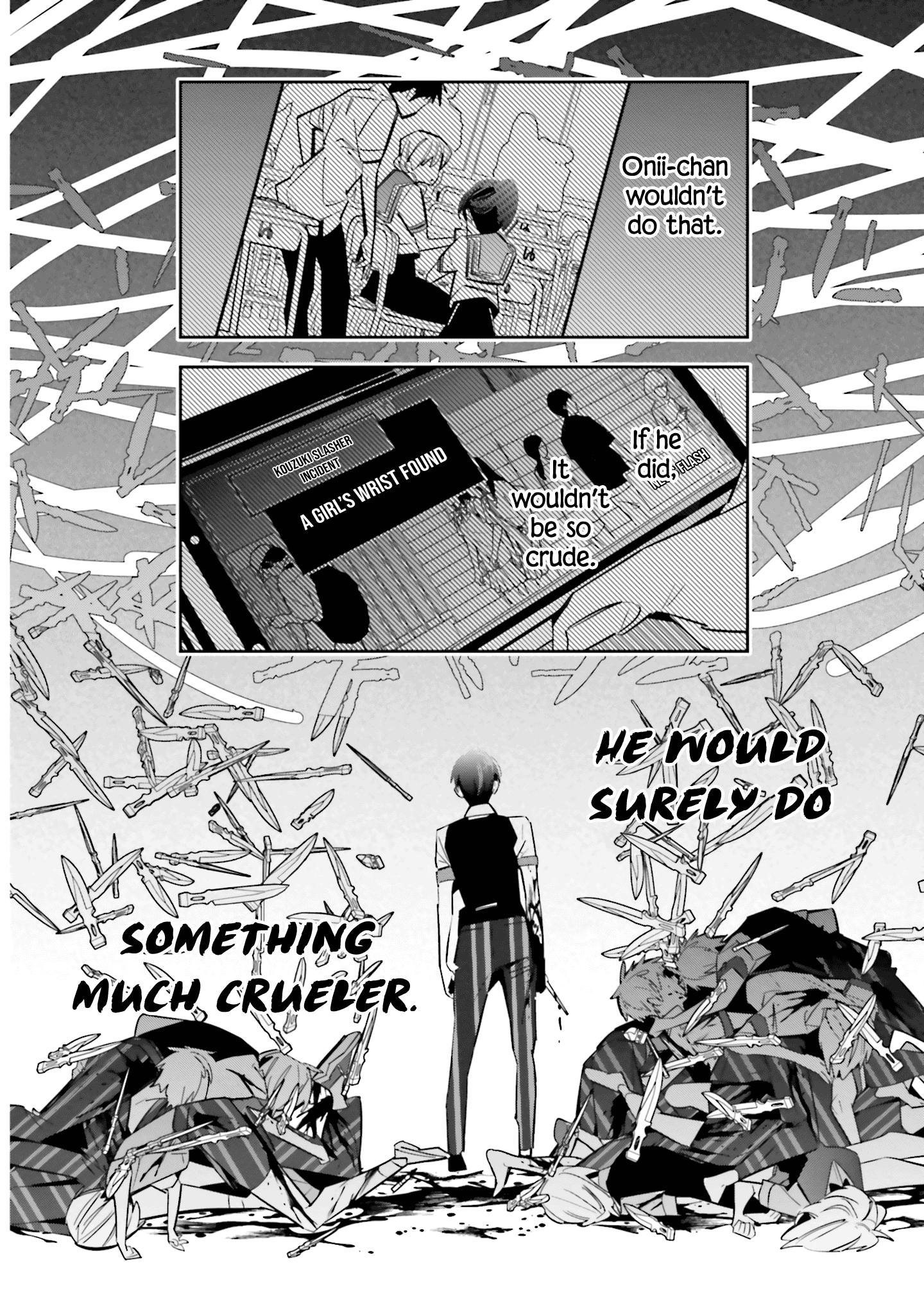 I Reincarnated as the Little Sister of a Death Game Manga's Murder Mastermind and Failed Chapter 2 page 21 - Chapter 2