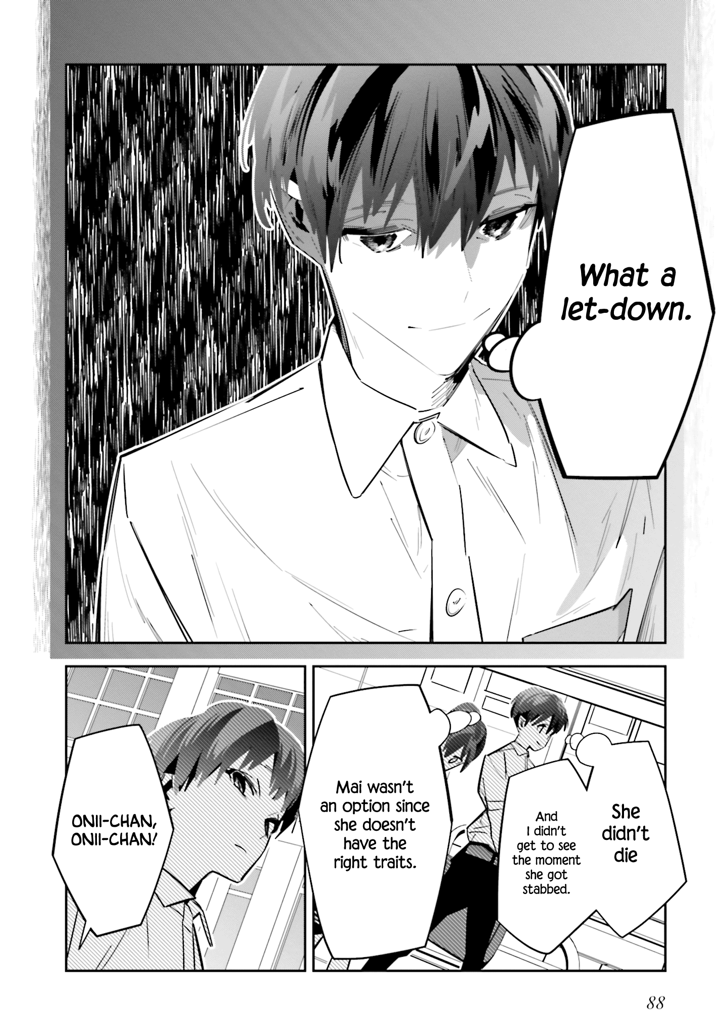 I Reincarnated as the Little Sister of a Death Game Manga's Murder Mastermind and Failed Chapter 2 page 35 - Chapter 2