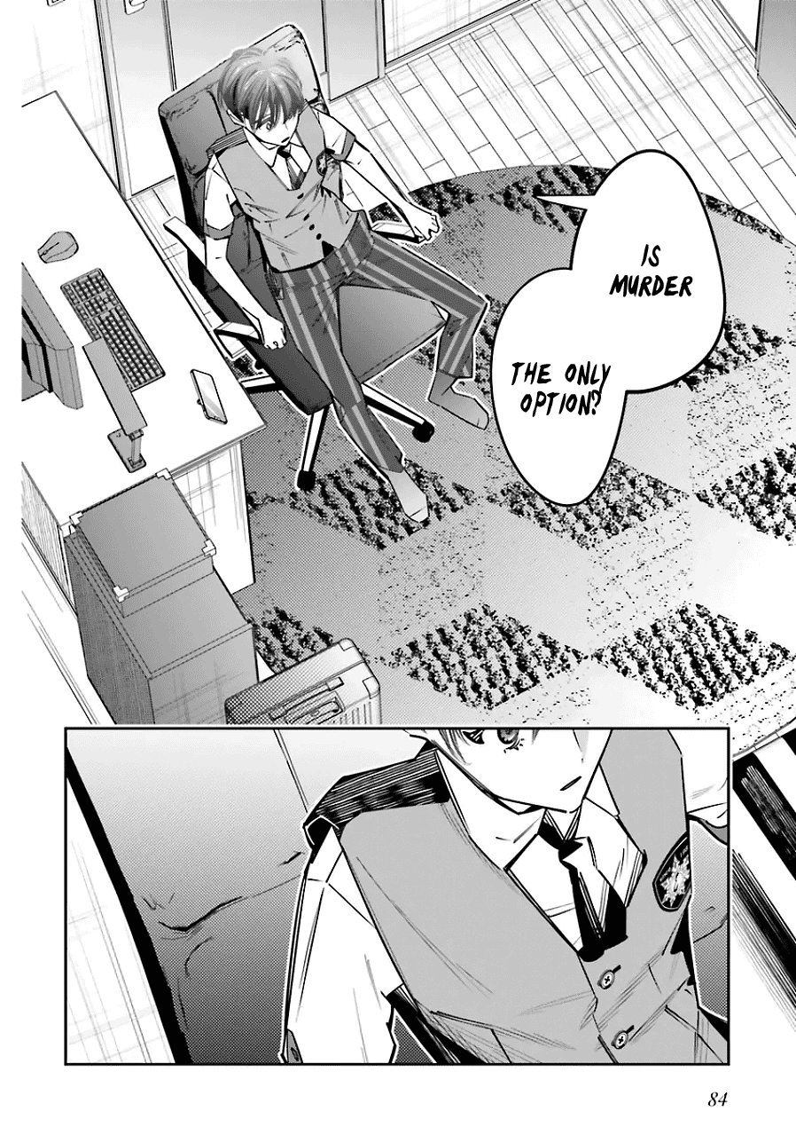 I Reincarnated as the Little Sister of a Death Game Manga's Murder Mastermind and Failed Chapter 20 page 12 - Chapter 20