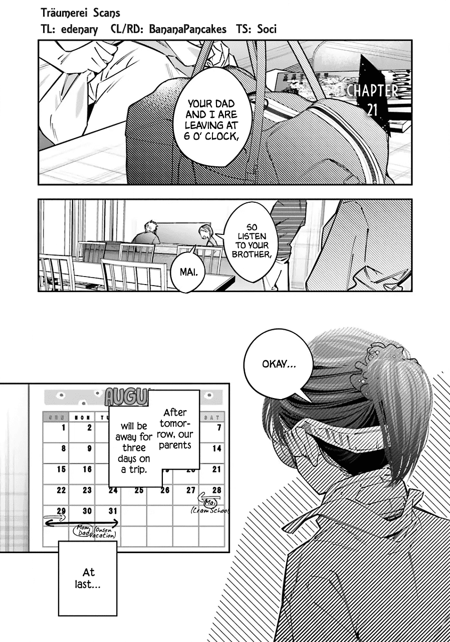 I Reincarnated as the Little Sister of a Death Game Manga's Murder Mastermind and Failed Chapter 21 page 1 - Chapter 21