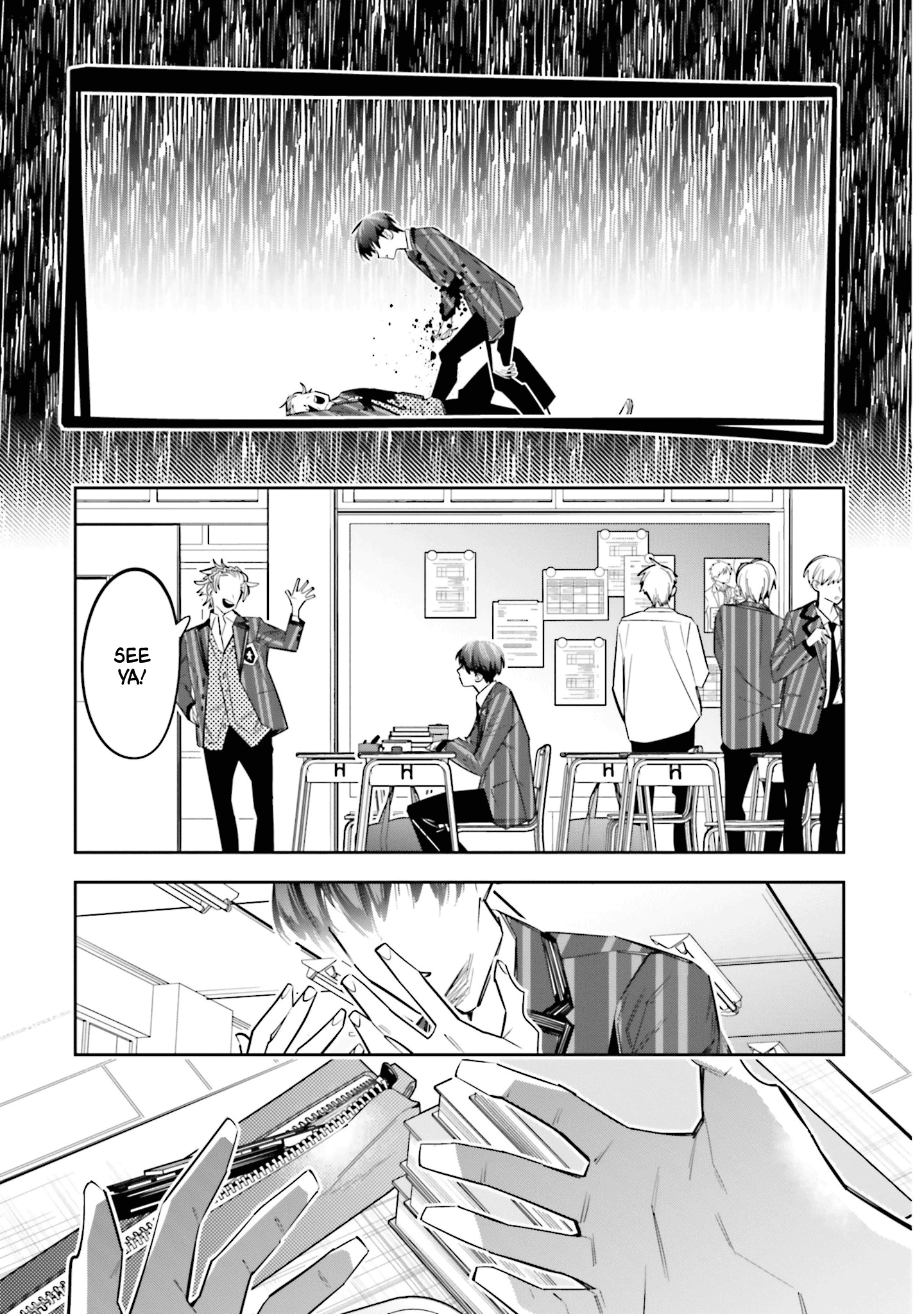 I Reincarnated as the Little Sister of a Death Game Manga's Murder Mastermind and Failed Chapter 9 page 32 - Chapter 9