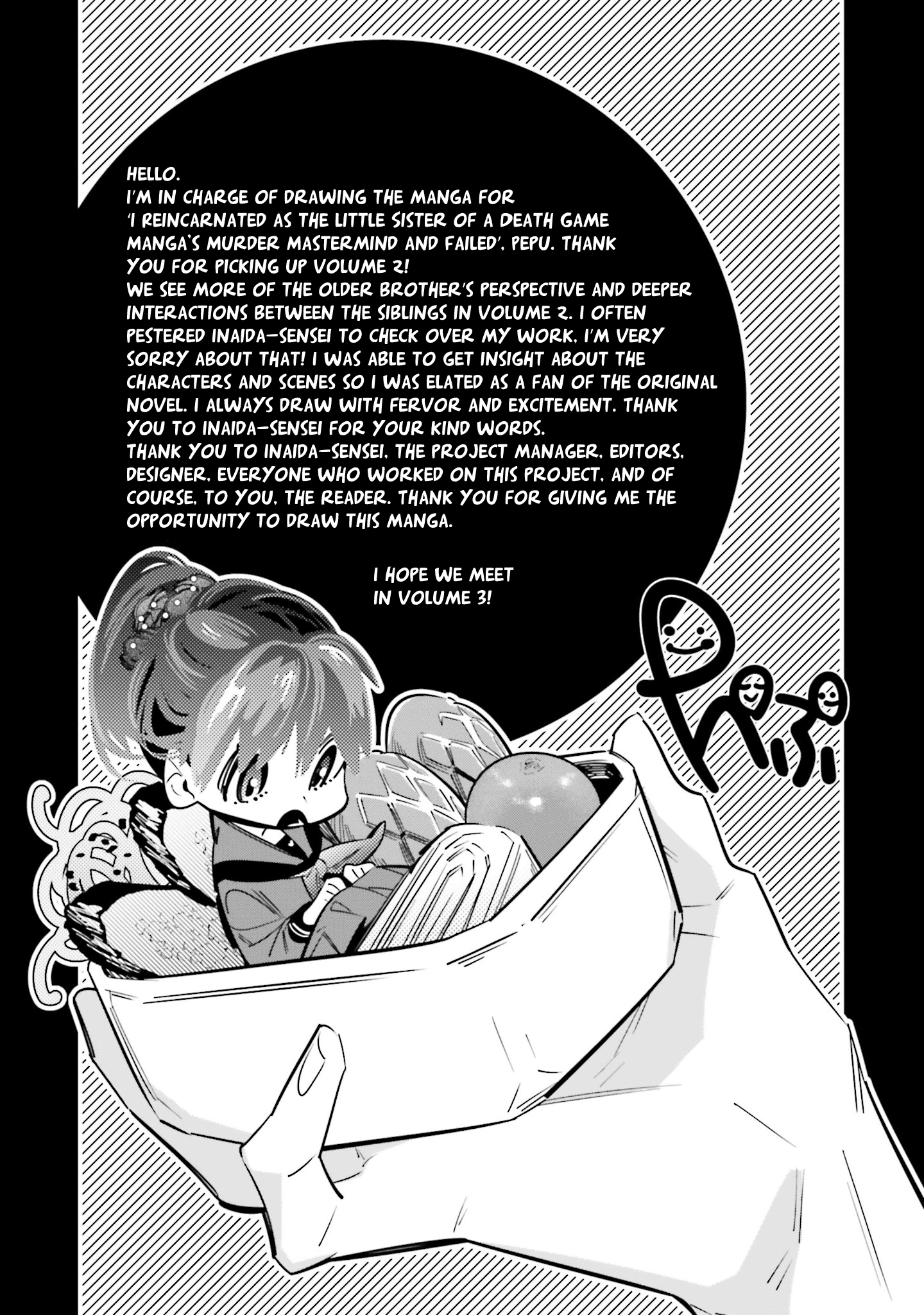 I Reincarnated as the Little Sister of a Death Game Manga's Murder Mastermind and Failed Chapter 9 page 41 - Chapter 9