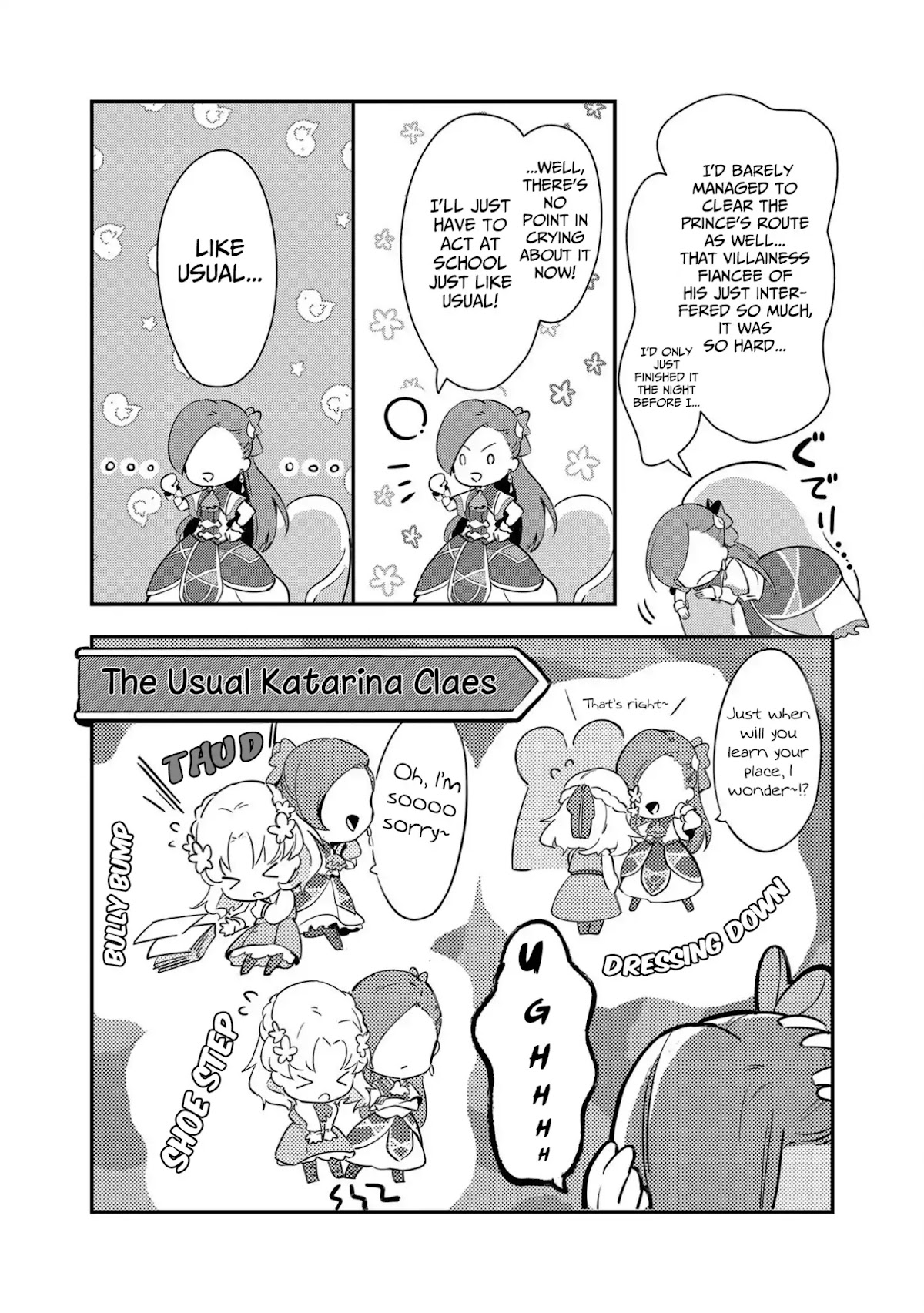 I Reincarnated into an Otome Game as a Villainess With Only Destruction Flags... In a Dire Situation!? Verge of Destruction Arc Chapter 1 page 17 - Chapter 1: A 15 Year Old Katarina Recalls Her Previous Life's Memories