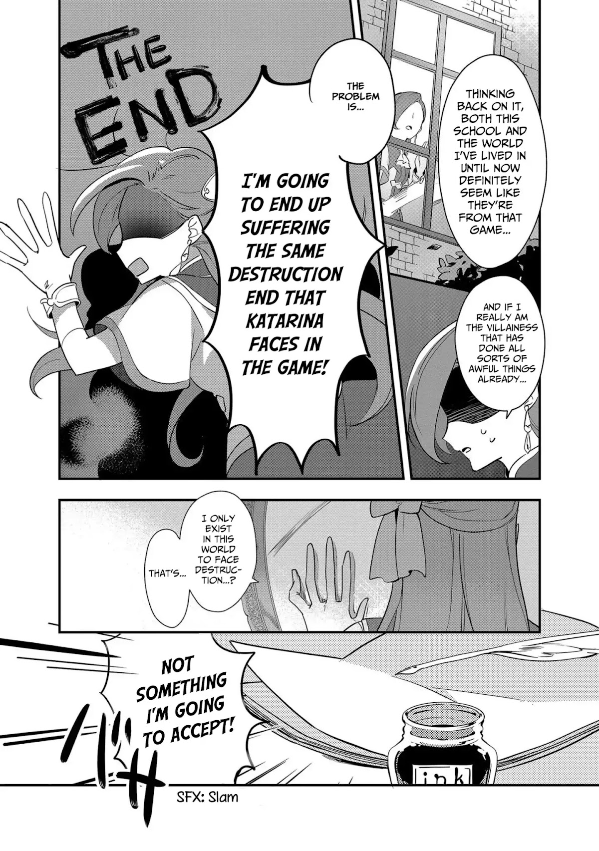 I Reincarnated into an Otome Game as a Villainess With Only Destruction Flags... In a Dire Situation!? Verge of Destruction Arc Chapter 1 page 21 - Chapter 1: A 15 Year Old Katarina Recalls Her Previous Life's Memories