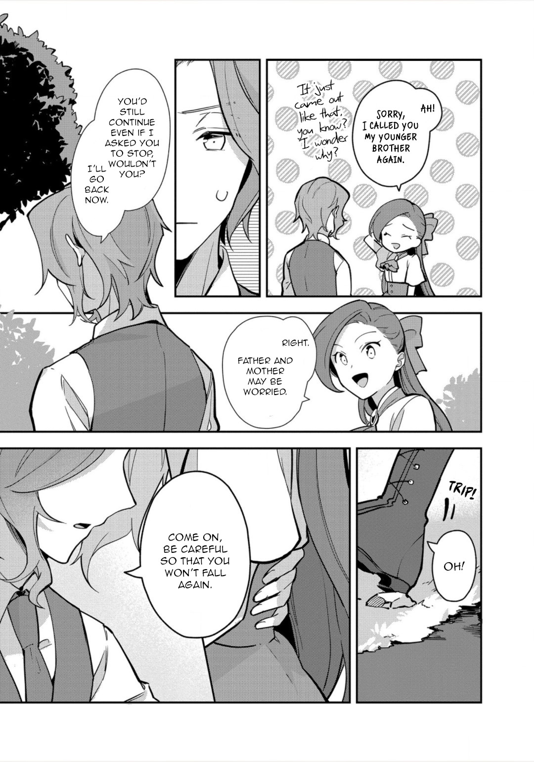 I Reincarnated into an Otome Game as a Villainess With Only Destruction Flags... In a Dire Situation!? Verge of Destruction Arc Chapter 10 page 23 - Chapter 10: The Family Picnic