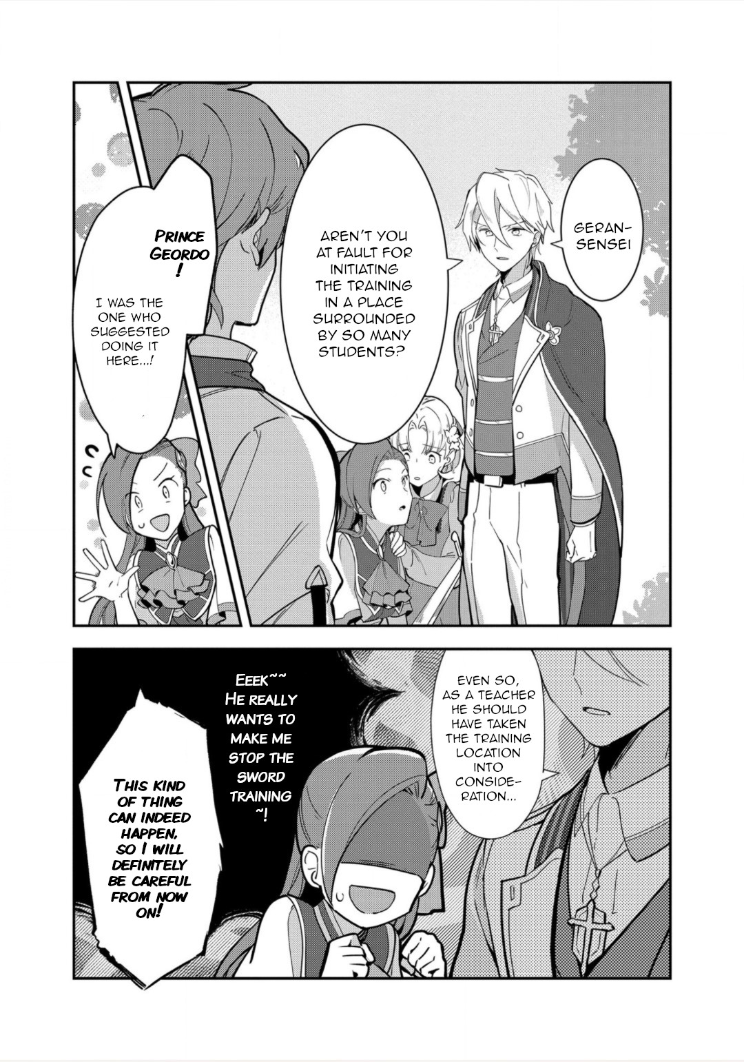 I Reincarnated into an Otome Game as a Villainess With Only Destruction Flags... In a Dire Situation!? Verge of Destruction Arc Chapter 11 page 19 - Chapter 11: Duel