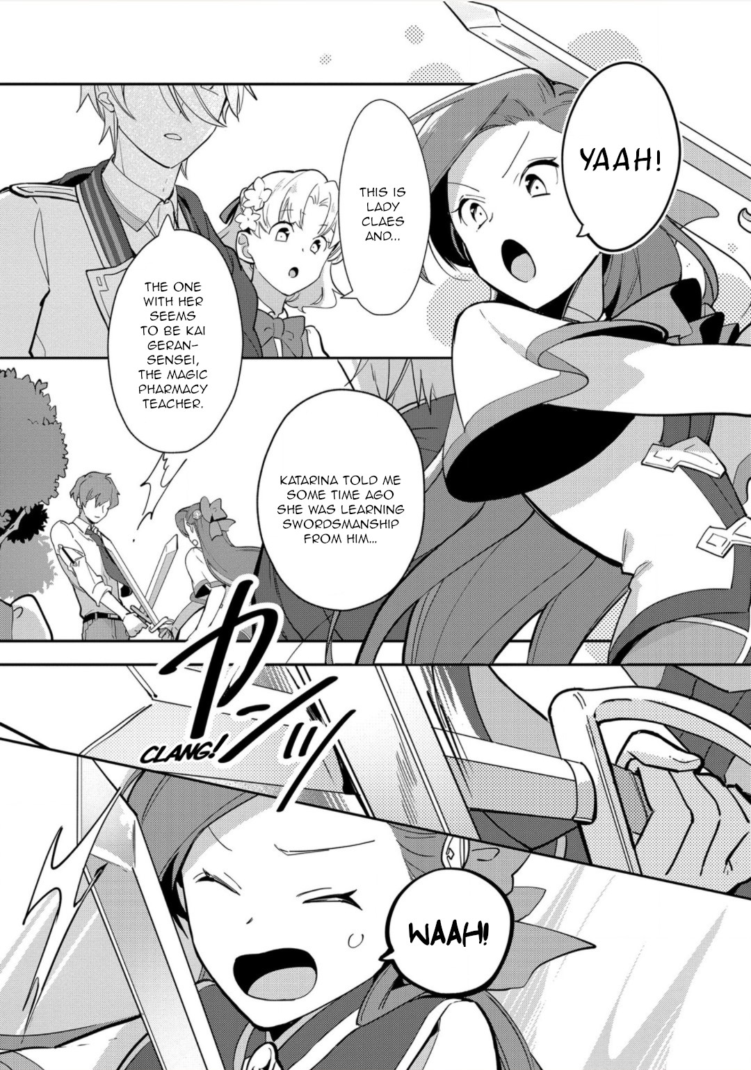I Reincarnated into an Otome Game as a Villainess With Only Destruction Flags... In a Dire Situation!? Verge of Destruction Arc Chapter 11 page 3 - Chapter 11: Duel