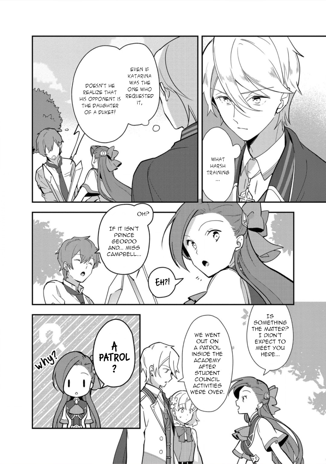 I Reincarnated into an Otome Game as a Villainess With Only Destruction Flags... In a Dire Situation!? Verge of Destruction Arc Chapter 11 page 5 - Chapter 11: Duel