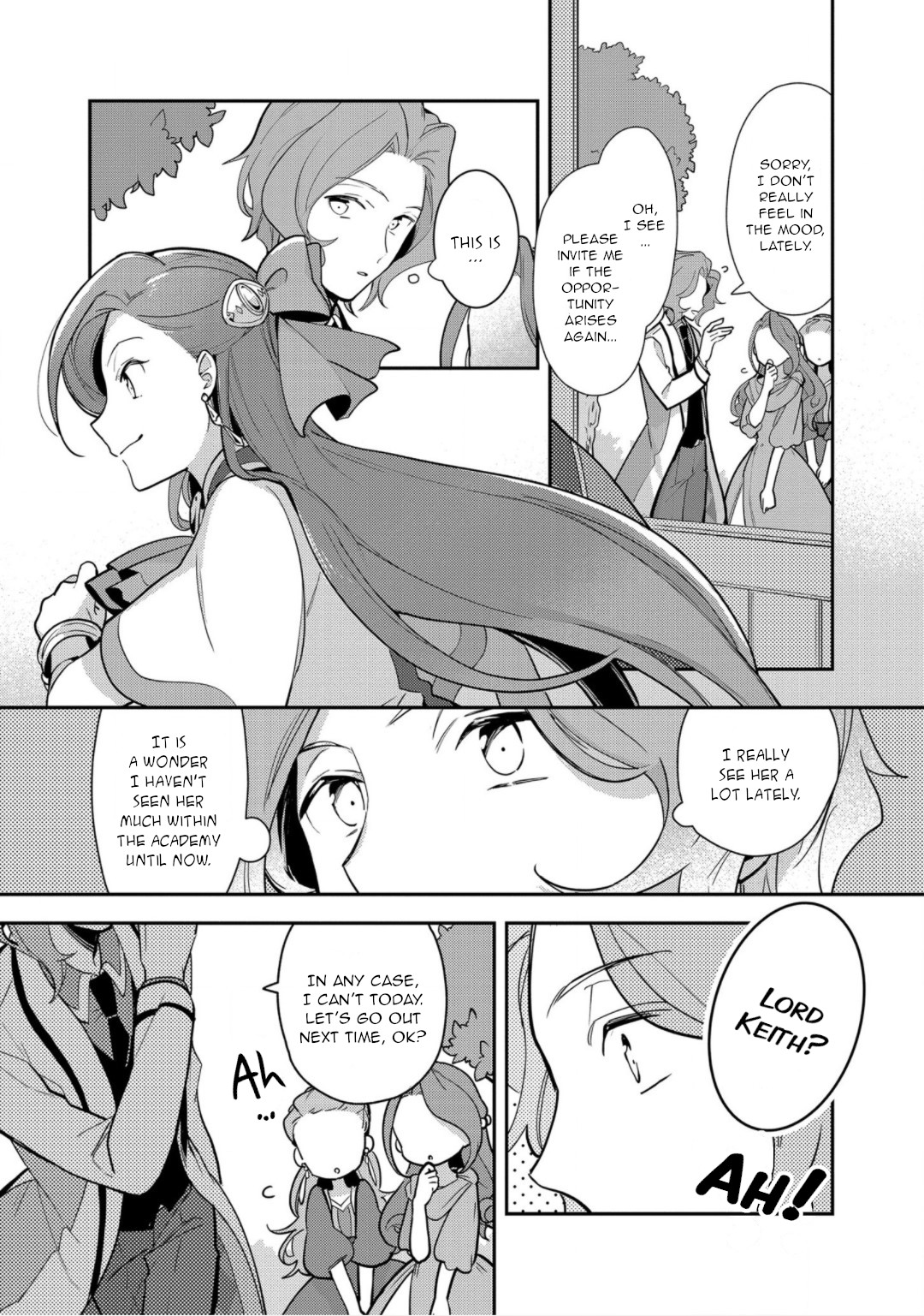 I Reincarnated into an Otome Game as a Villainess With Only Destruction Flags... In a Dire Situation!? Verge of Destruction Arc Chapter 12.5 page 3 - Chapter 12.5: Extra Story: This person on my mind