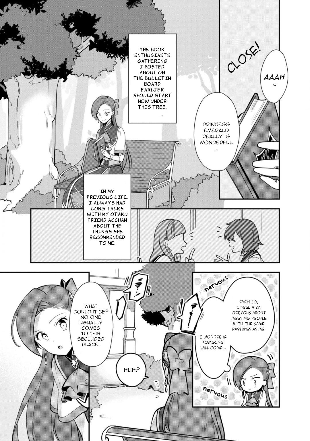 I Reincarnated into an Otome Game as a Villainess With Only Destruction Flags... In a Dire Situation!? Verge of Destruction Arc Chapter 12 page 6 - Chapter 12: Lady Romance Novels