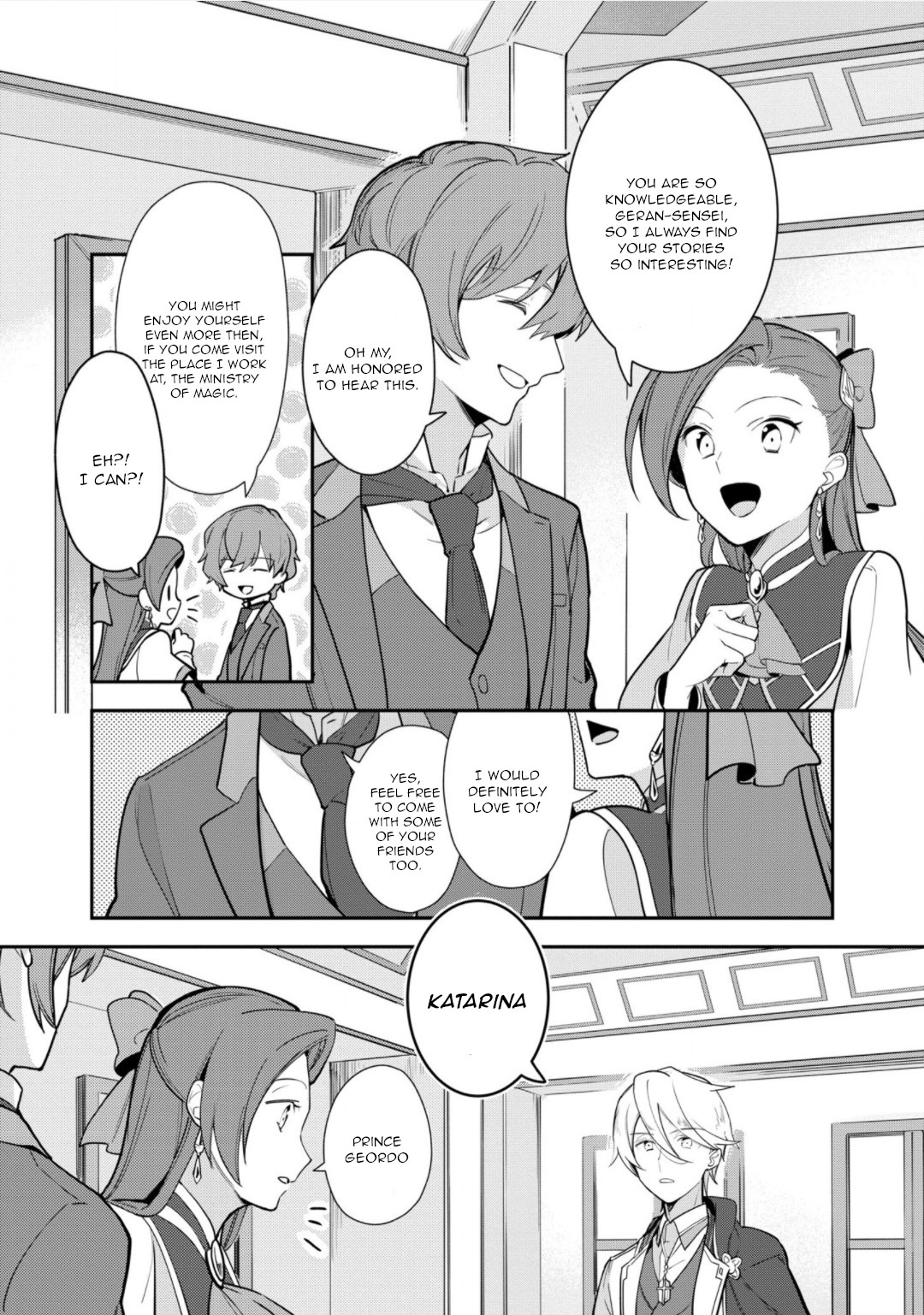 I Reincarnated into an Otome Game as a Villainess With Only Destruction Flags... In a Dire Situation!? Verge of Destruction Arc Chapter 13.5 page 2 - Chapter 13.5: Extra Story: This feeling is...