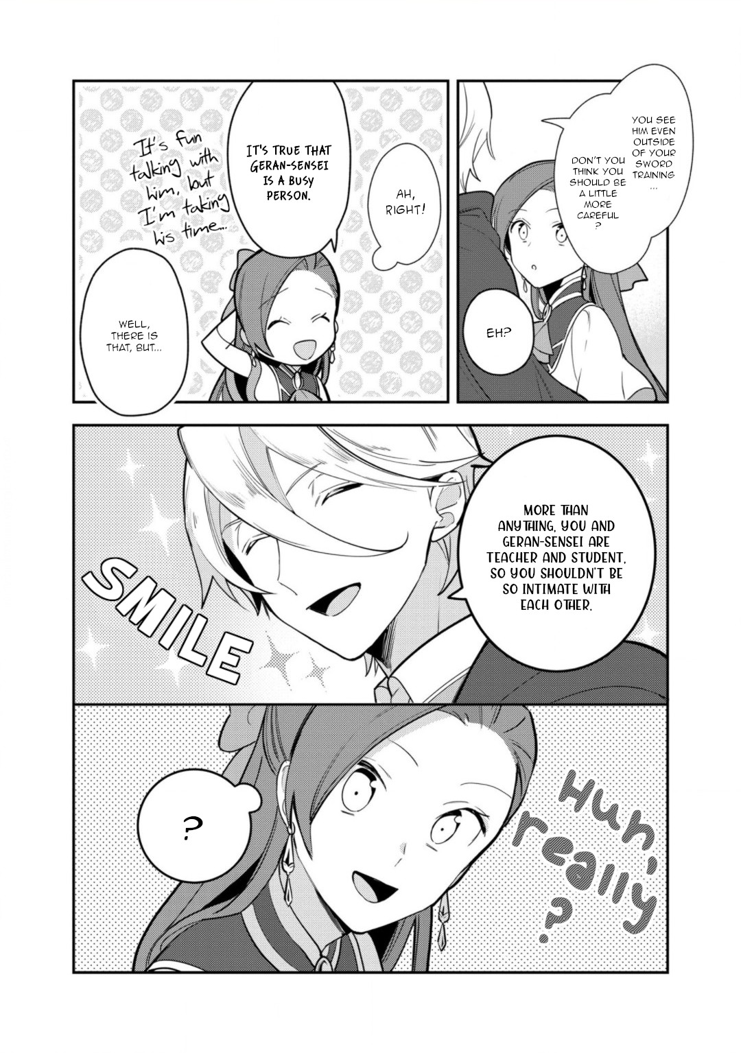 I Reincarnated into an Otome Game as a Villainess With Only Destruction Flags... In a Dire Situation!? Verge of Destruction Arc Chapter 13.5 page 4 - Chapter 13.5: Extra Story: This feeling is...