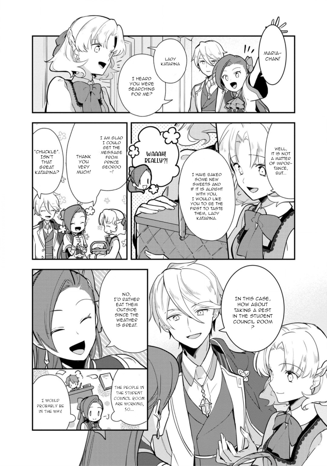I Reincarnated into an Otome Game as a Villainess With Only Destruction Flags... In a Dire Situation!? Verge of Destruction Arc Chapter 13.5 page 5 - Chapter 13.5: Extra Story: This feeling is...