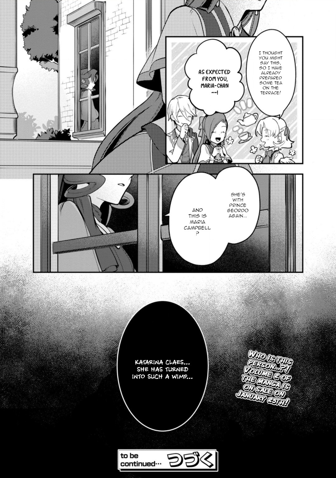 I Reincarnated into an Otome Game as a Villainess With Only Destruction Flags... In a Dire Situation!? Verge of Destruction Arc Chapter 13.5 page 6 - Chapter 13.5: Extra Story: This feeling is...