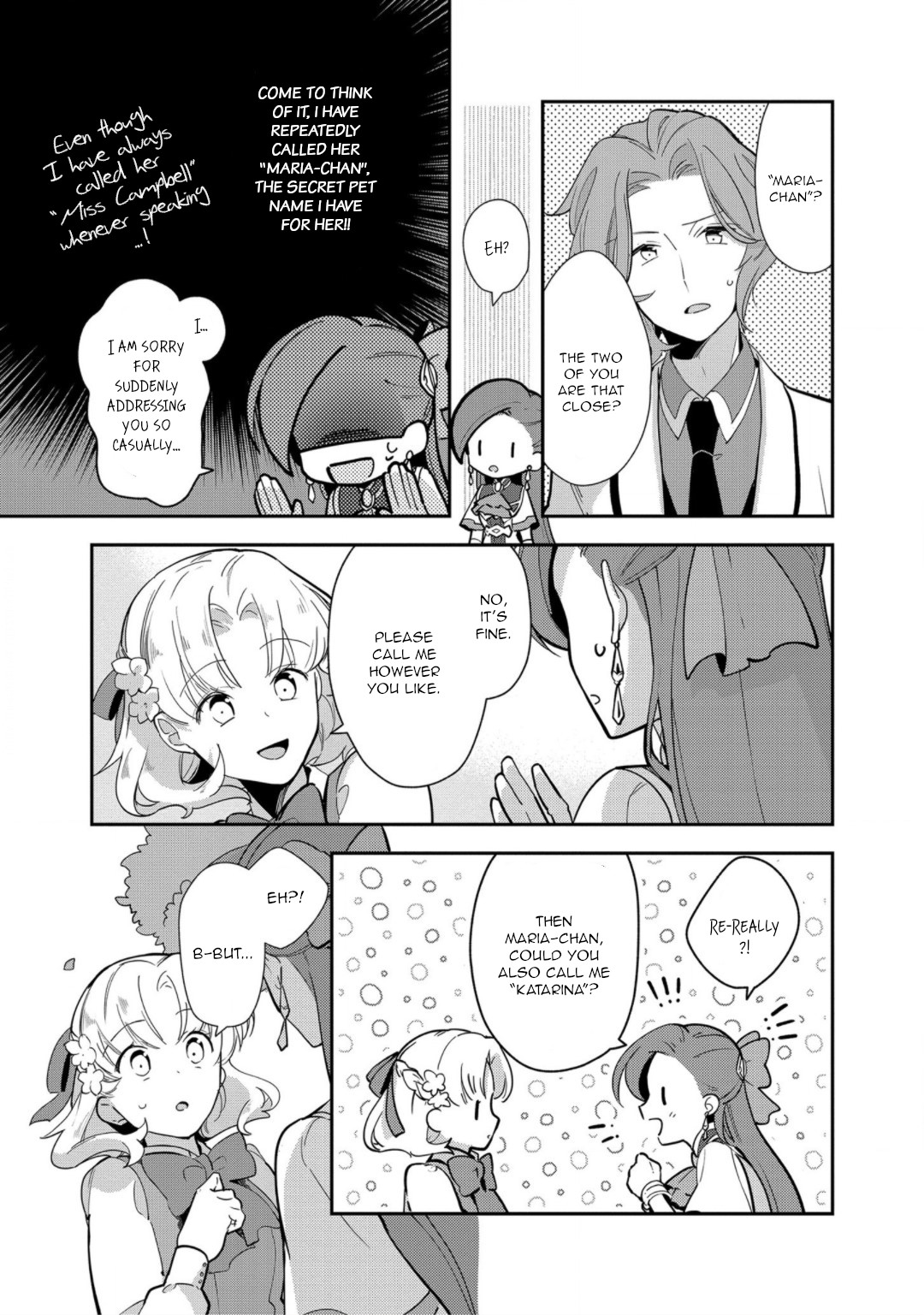 I Reincarnated into an Otome Game as a Villainess With Only Destruction Flags... In a Dire Situation!? Verge of Destruction Arc Chapter 13 page 15 - Chapter 13: If we could become friends...