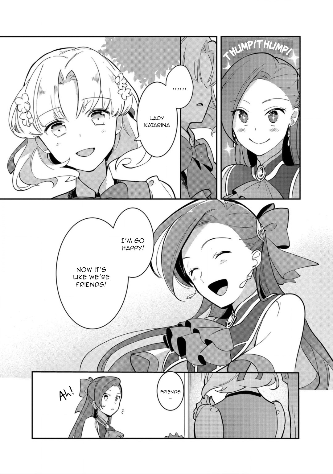 I Reincarnated into an Otome Game as a Villainess With Only Destruction Flags... In a Dire Situation!? Verge of Destruction Arc Chapter 13 page 16 - Chapter 13: If we could become friends...