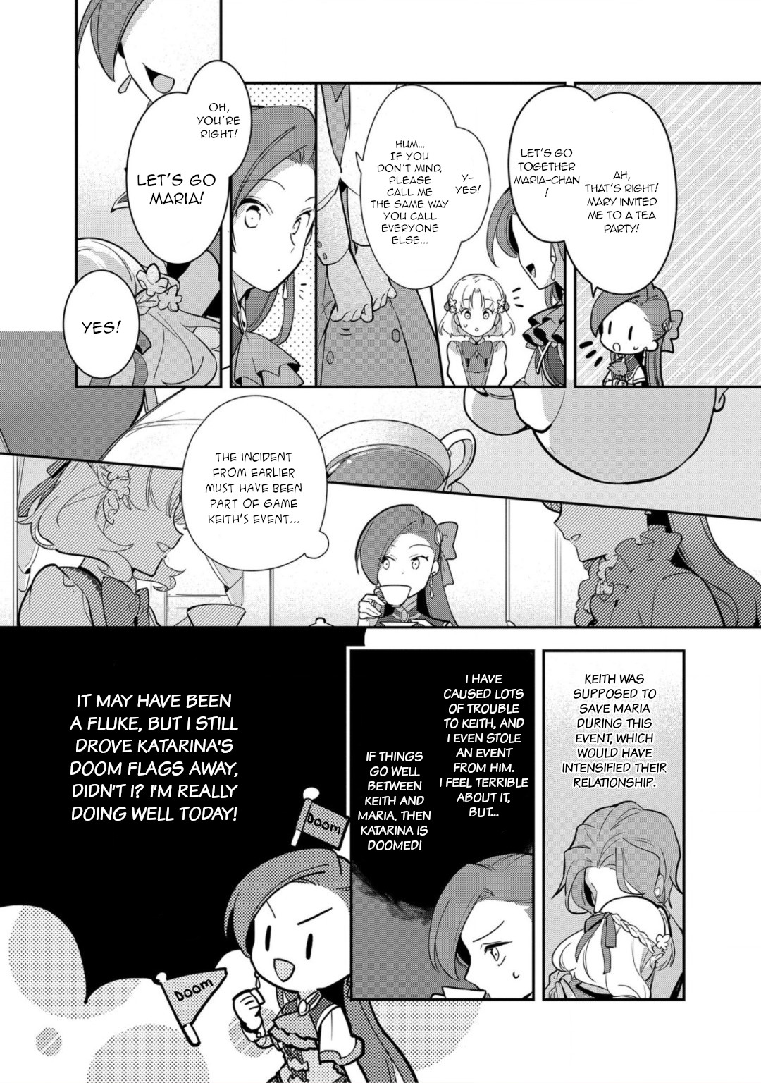 I Reincarnated into an Otome Game as a Villainess With Only Destruction Flags... In a Dire Situation!? Verge of Destruction Arc Chapter 13 page 20 - Chapter 13: If we could become friends...