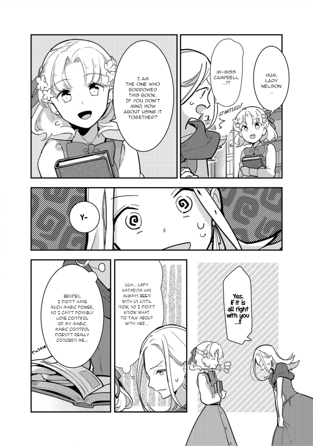I Reincarnated into an Otome Game as a Villainess With Only Destruction Flags... In a Dire Situation!? Verge of Destruction Arc Chapter 13 page 22 - Chapter 13: If we could become friends...