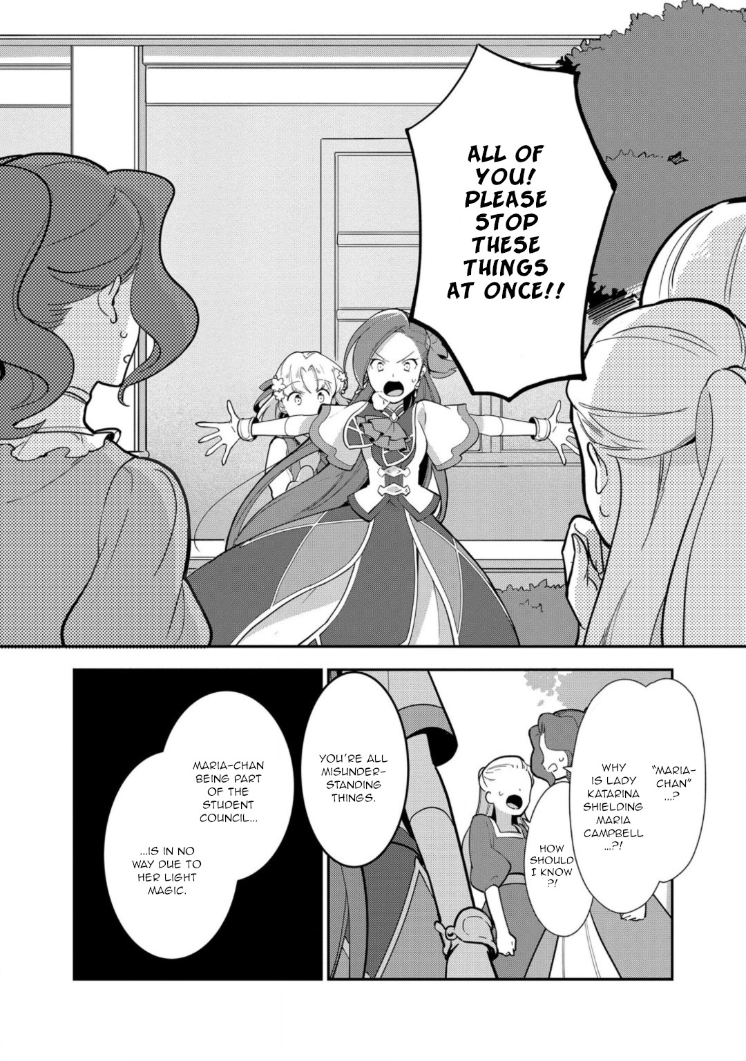 I Reincarnated into an Otome Game as a Villainess With Only Destruction Flags... In a Dire Situation!? Verge of Destruction Arc Chapter 13 page 8 - Chapter 13: If we could become friends...