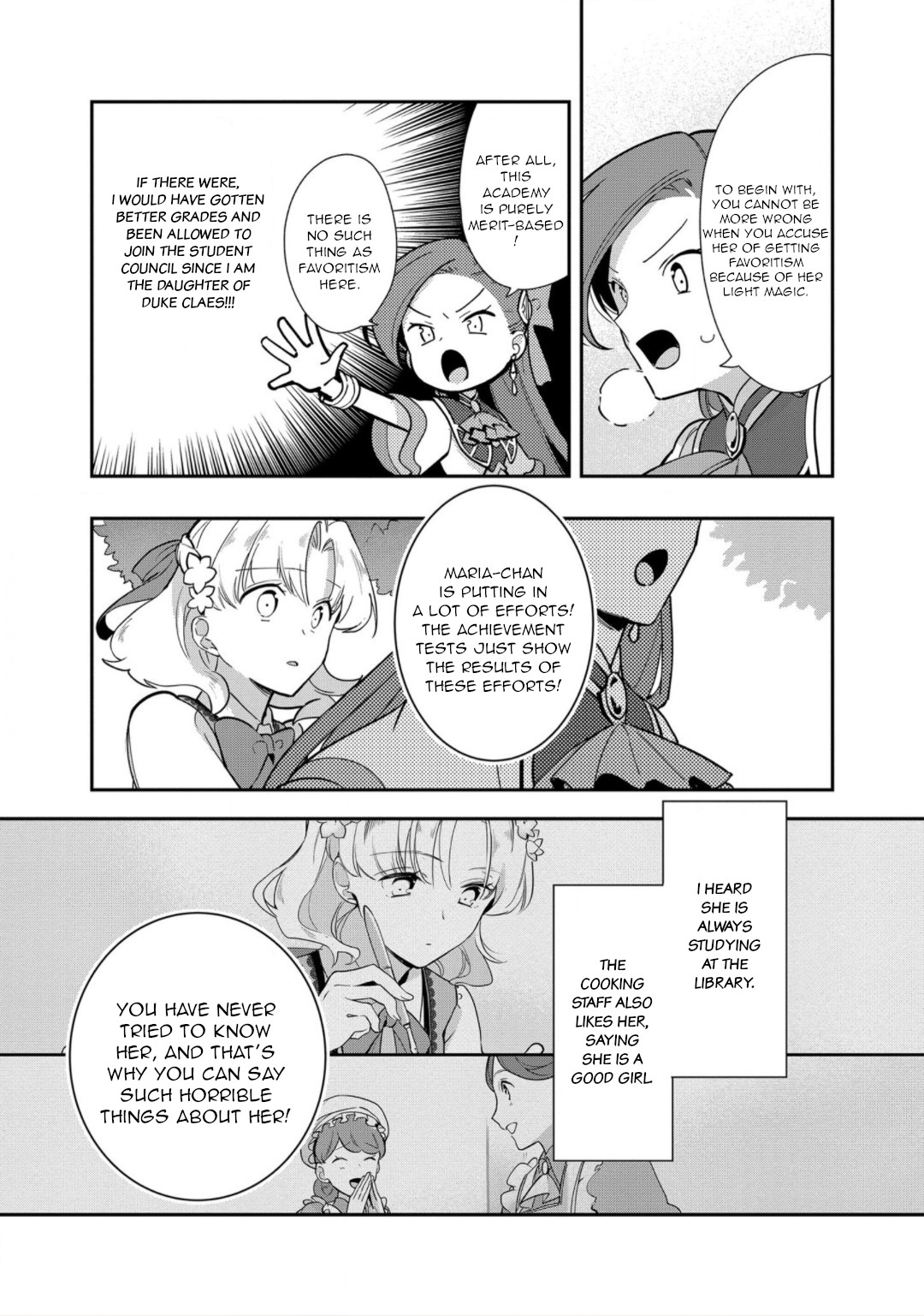 I Reincarnated into an Otome Game as a Villainess With Only Destruction Flags... In a Dire Situation!? Verge of Destruction Arc Chapter 13 page 9 - Chapter 13: If we could become friends...