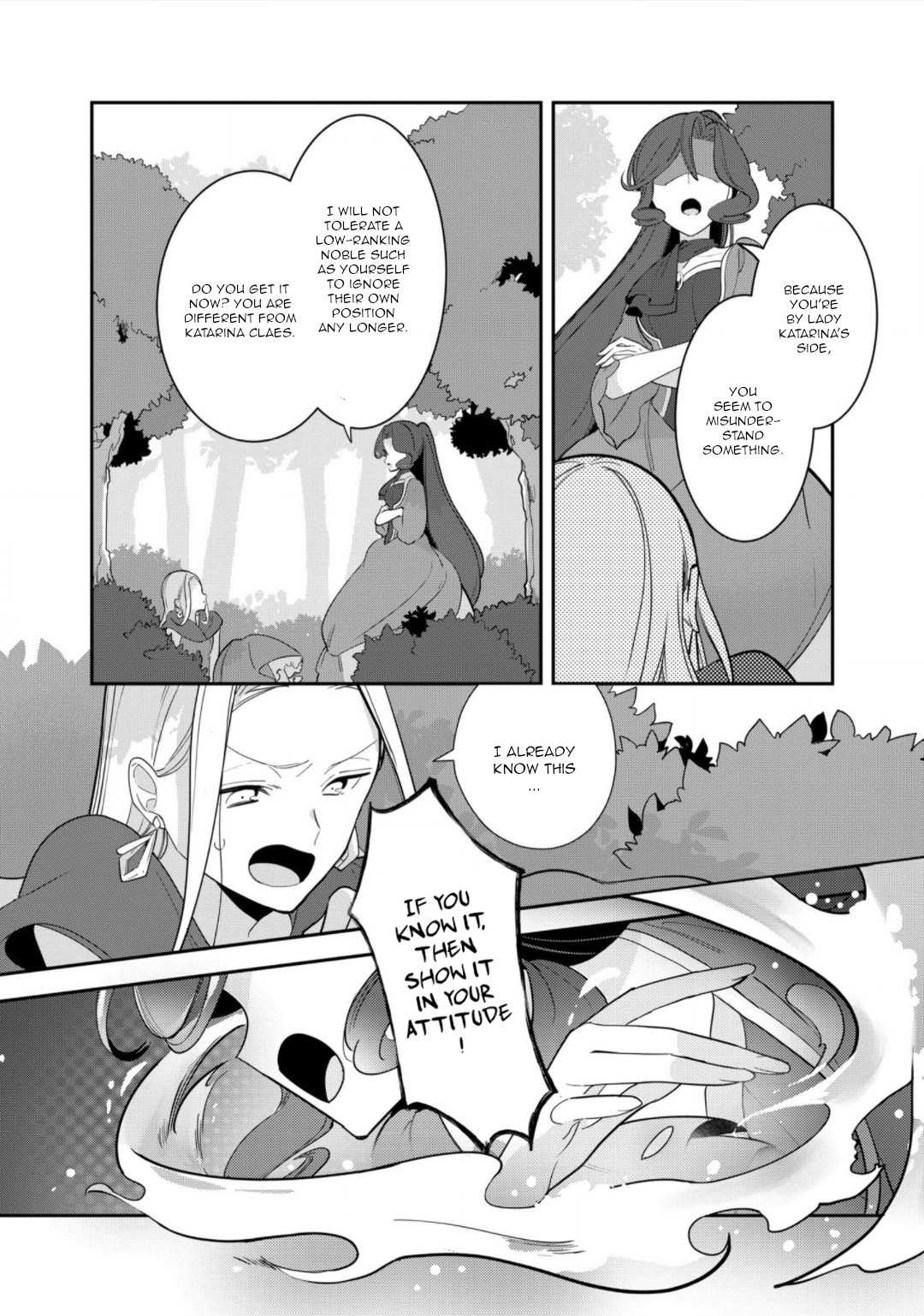 I Reincarnated into an Otome Game as a Villainess With Only Destruction Flags... In a Dire Situation!? Verge of Destruction Arc Chapter 14 page 12 - Chapter 14: Another villainess