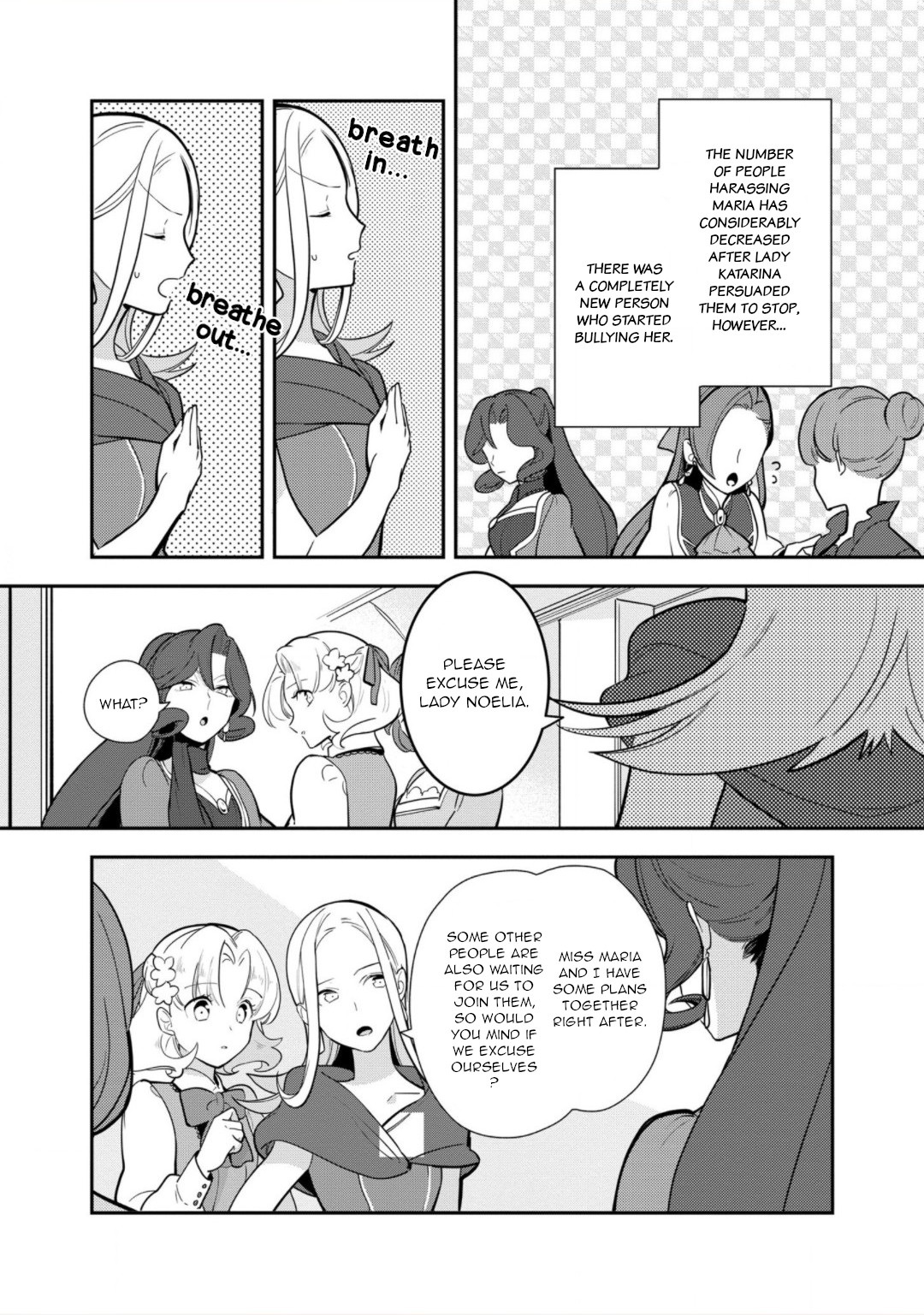 I Reincarnated into an Otome Game as a Villainess With Only Destruction Flags... In a Dire Situation!? Verge of Destruction Arc Chapter 14 page 3 - Chapter 14: Another villainess