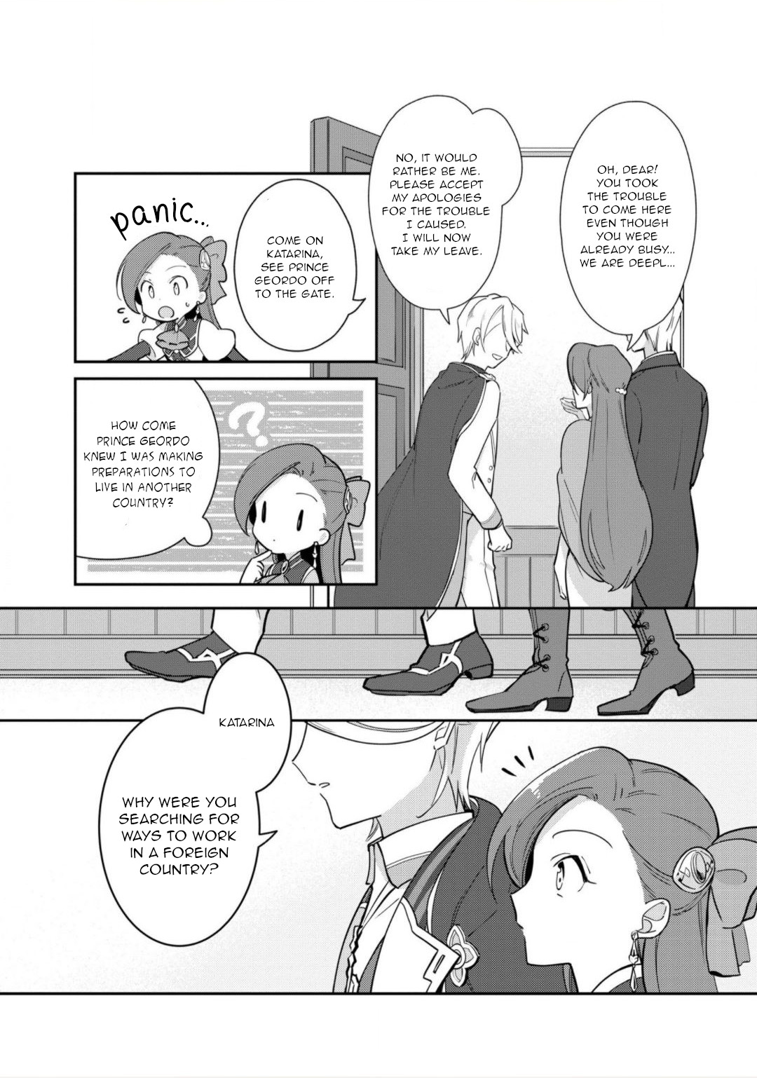 I Reincarnated into an Otome Game as a Villainess With Only Destruction Flags... In a Dire Situation!? Verge of Destruction Arc Chapter 15 page 23 - Chapter 15