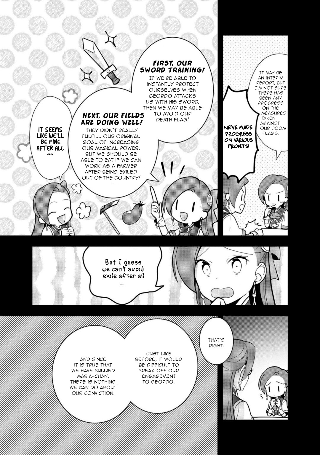 I Reincarnated into an Otome Game as a Villainess With Only Destruction Flags... In a Dire Situation!? Verge of Destruction Arc Chapter 15 page 4 - Chapter 15
