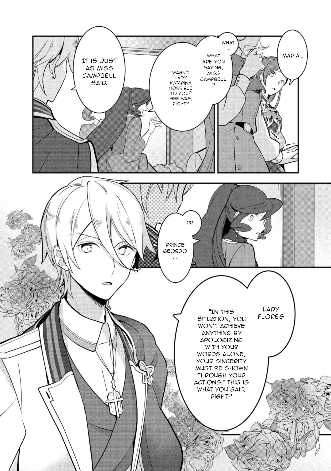 I Reincarnated into an Otome Game as a Villainess With Only Destruction Flags... In a Dire Situation!? Verge of Destruction Arc Chapter 17 page 18 - Chapter 17