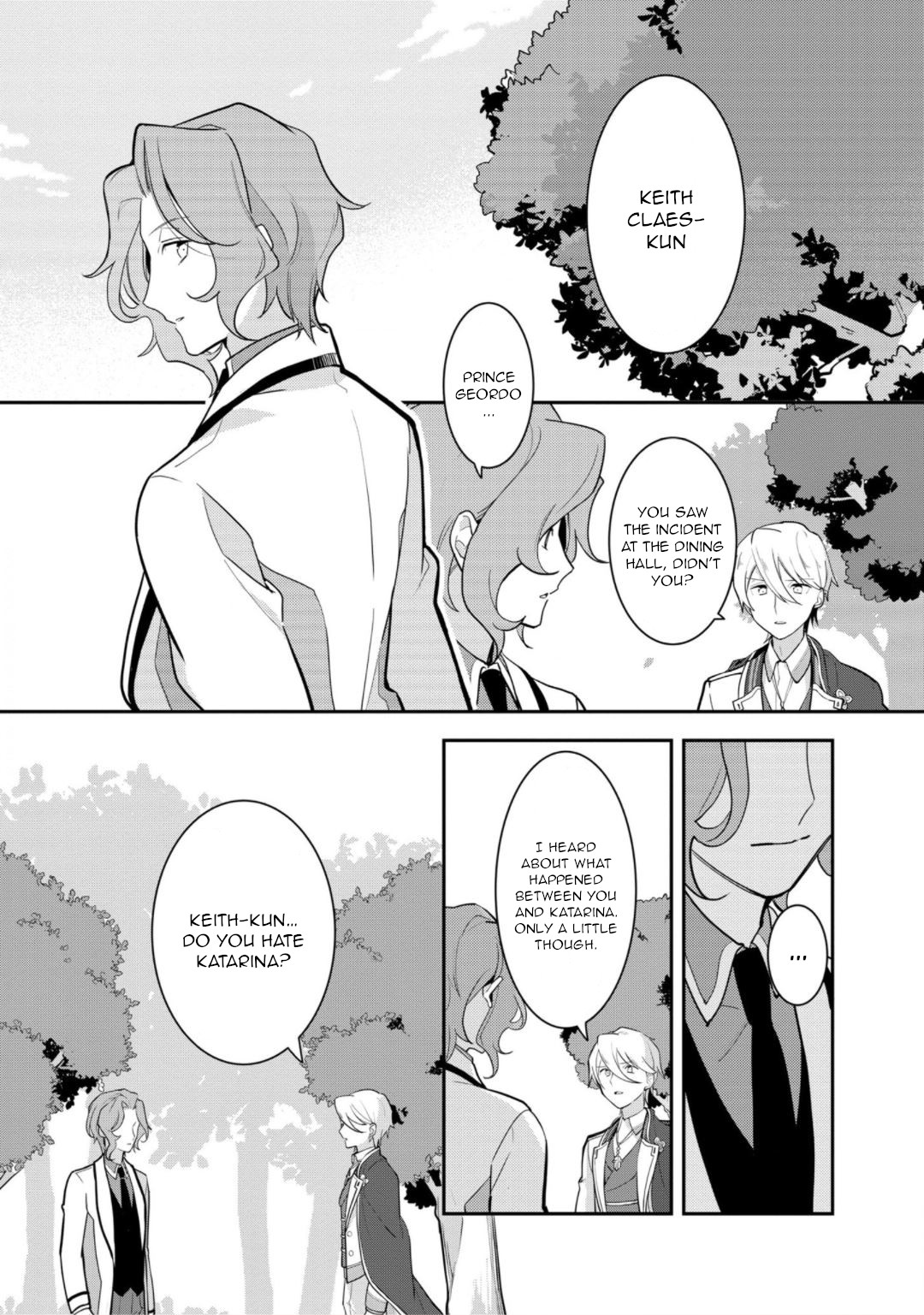I Reincarnated into an Otome Game as a Villainess With Only Destruction Flags... In a Dire Situation!? Verge of Destruction Arc Chapter 17 page 23 - Chapter 17