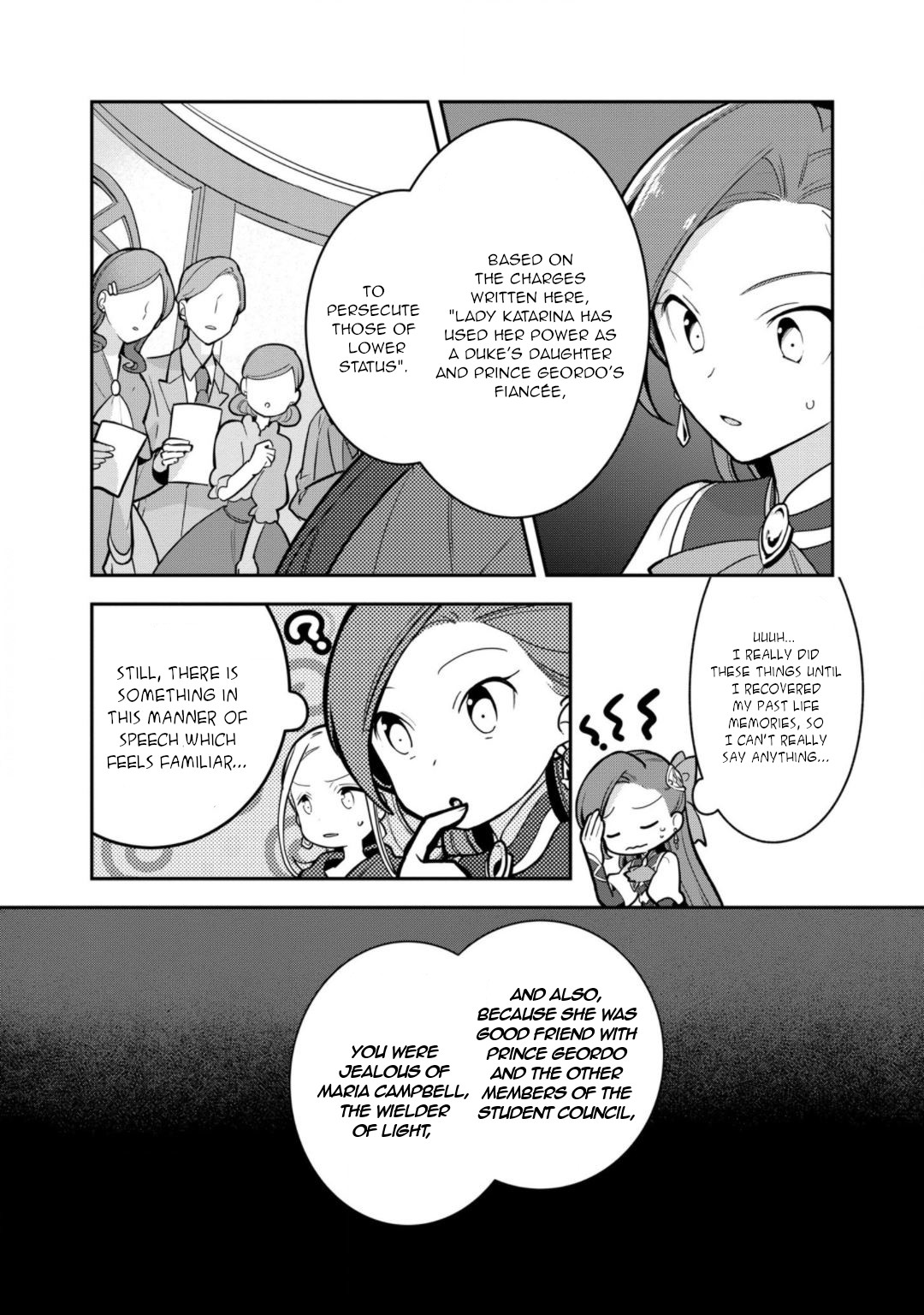 I Reincarnated into an Otome Game as a Villainess With Only Destruction Flags... In a Dire Situation!? Verge of Destruction Arc Chapter 17 page 6 - Chapter 17