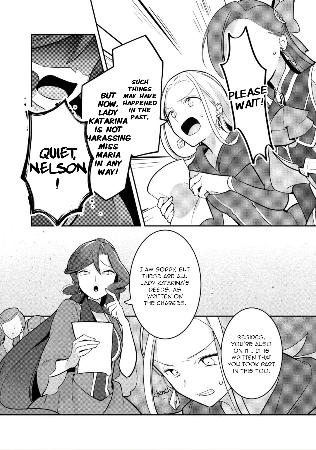 I Reincarnated into an Otome Game as a Villainess With Only Destruction Flags... In a Dire Situation!? Verge of Destruction Arc Chapter 17 page 9 - Chapter 17