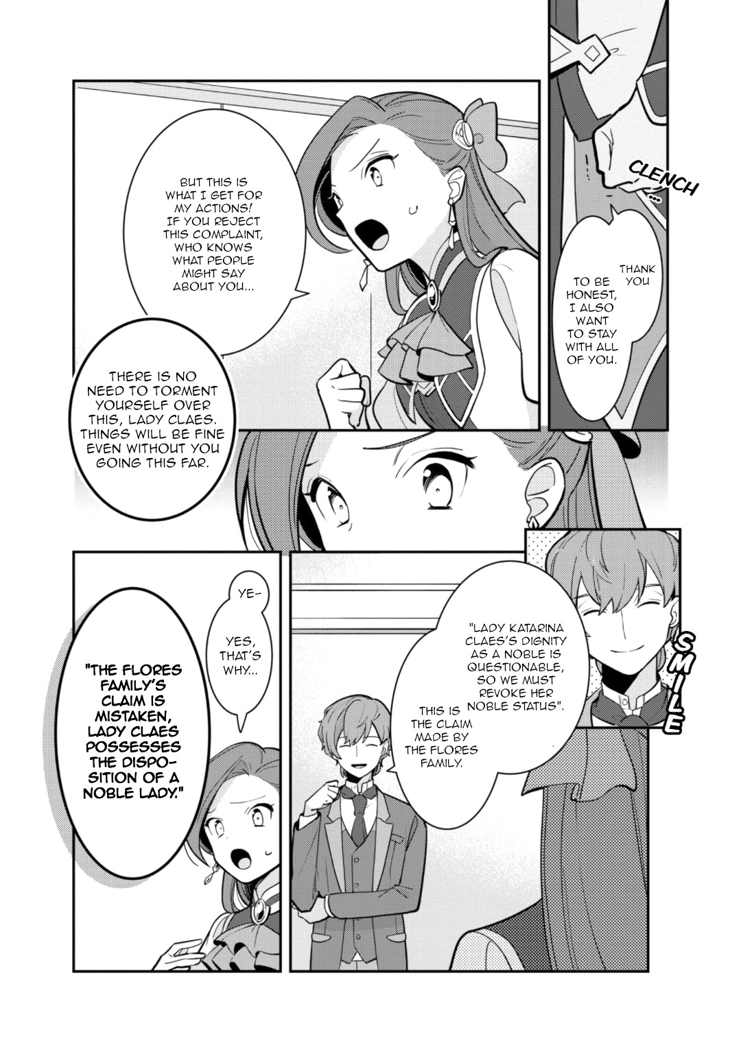 I Reincarnated into an Otome Game as a Villainess With Only Destruction Flags... In a Dire Situation!? Verge of Destruction Arc Chapter 19 page 12 - Chapter 19: Everyone's feelings [END]