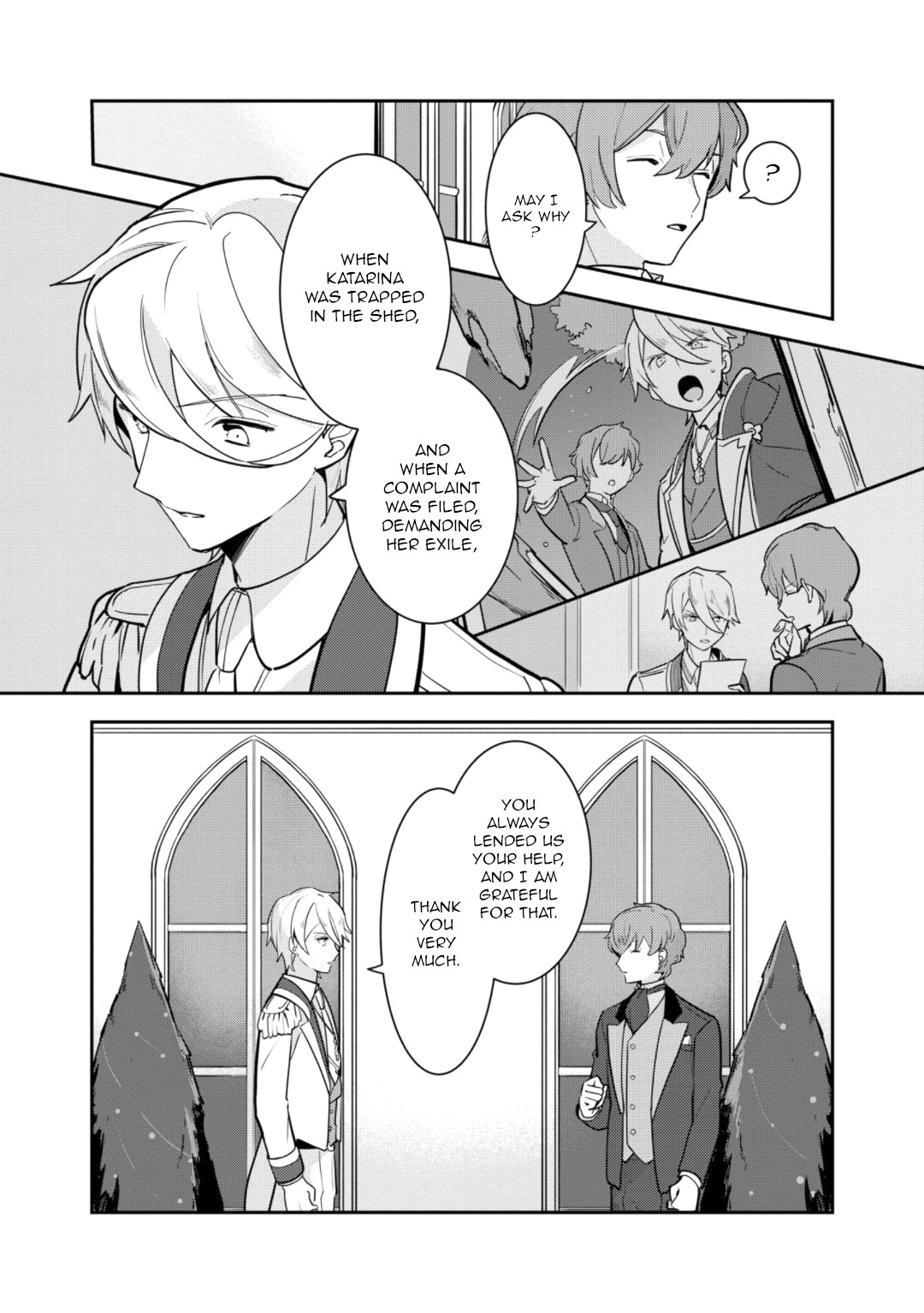 I Reincarnated into an Otome Game as a Villainess With Only Destruction Flags... In a Dire Situation!? Verge of Destruction Arc Chapter 19 page 19 - Chapter 19: Everyone's feelings [END]