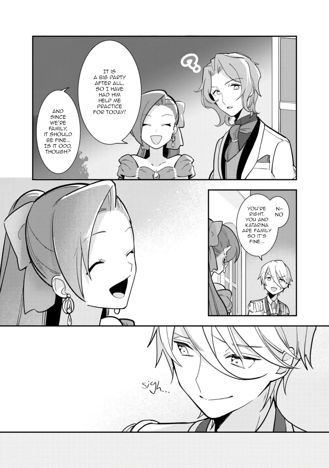 I Reincarnated into an Otome Game as a Villainess With Only Destruction Flags... In a Dire Situation!? Verge of Destruction Arc Chapter 19 page 28 - Chapter 19: Everyone's feelings [END]