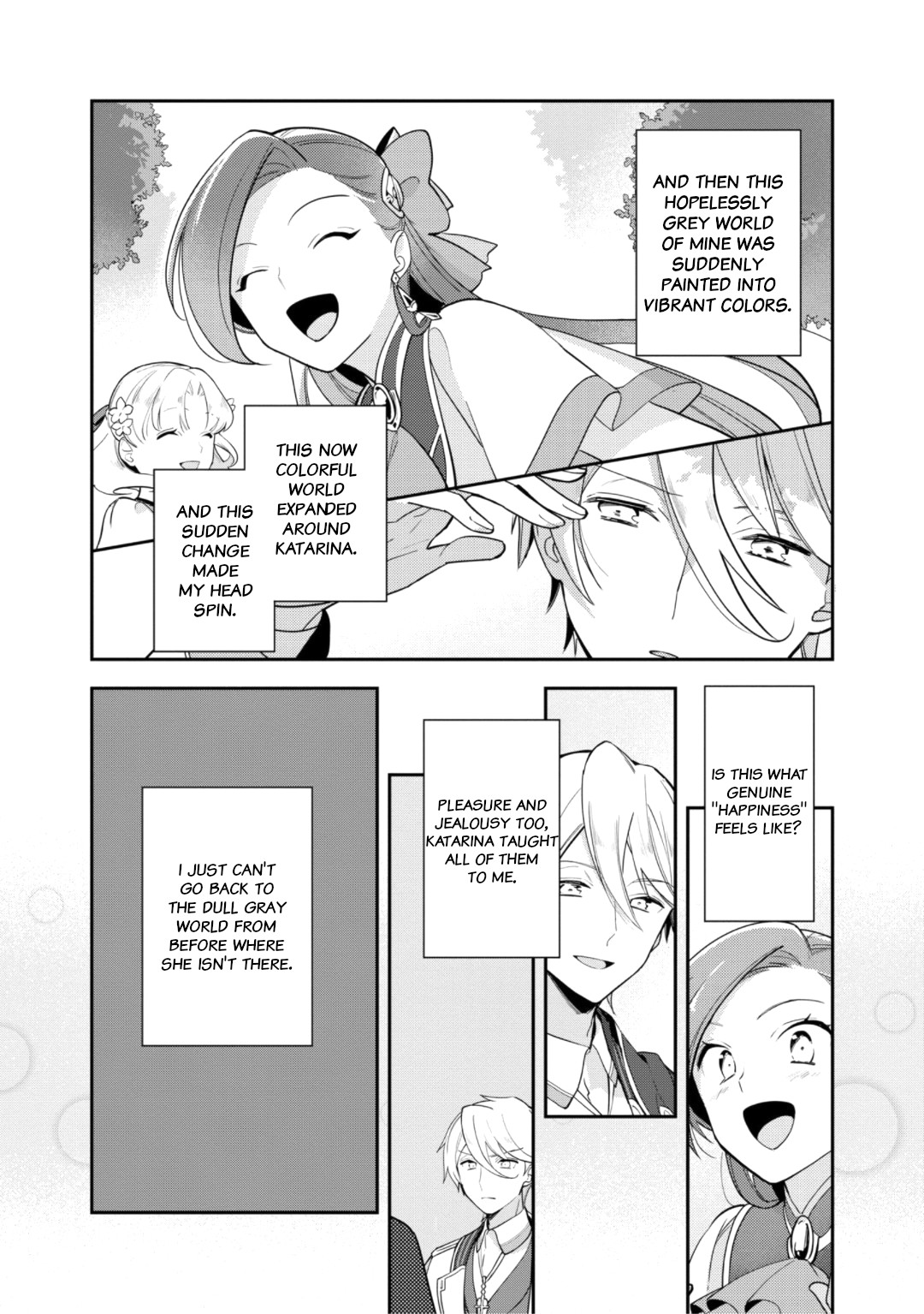 I Reincarnated into an Otome Game as a Villainess With Only Destruction Flags... In a Dire Situation!? Verge of Destruction Arc Chapter 19 page 5 - Chapter 19: Everyone's feelings [END]