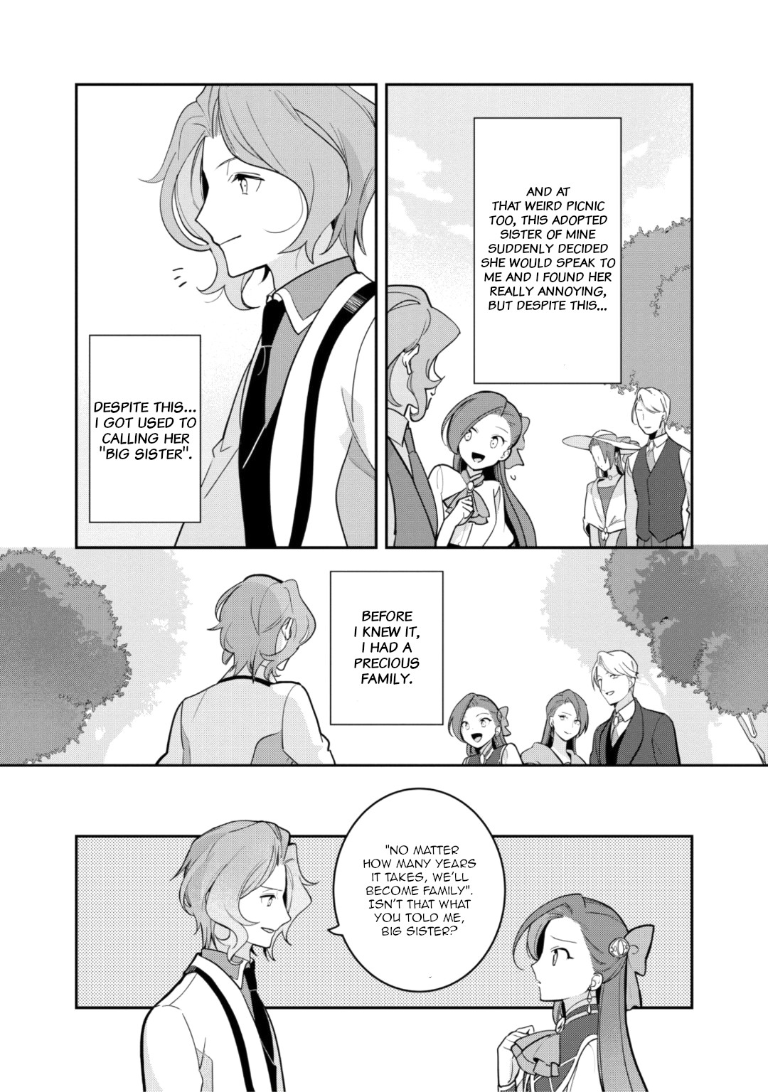 I Reincarnated into an Otome Game as a Villainess With Only Destruction Flags... In a Dire Situation!? Verge of Destruction Arc Chapter 19 page 8 - Chapter 19: Everyone's feelings [END]